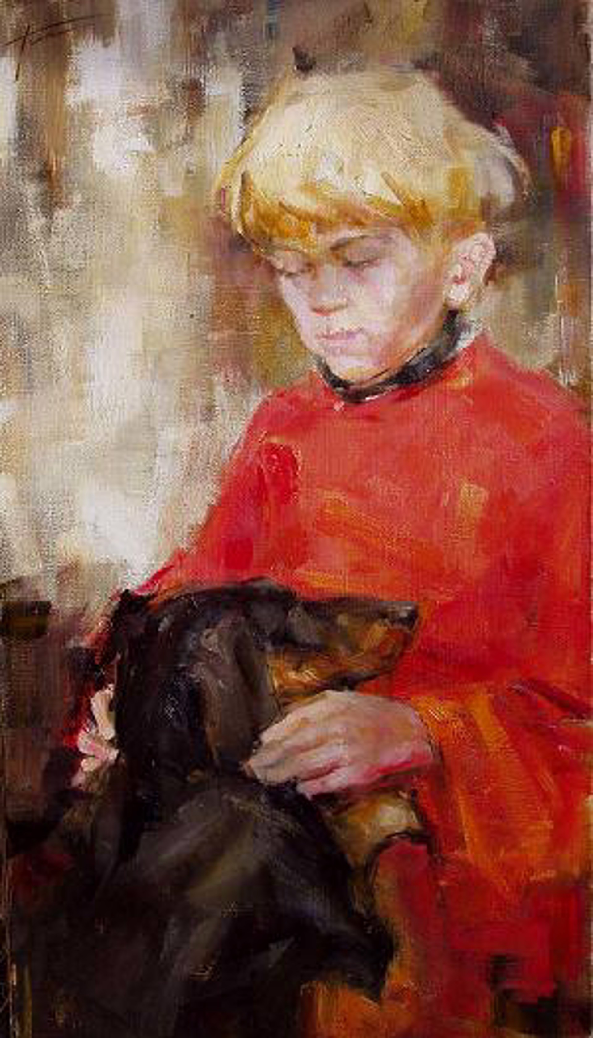 Portrait of a Boy by Yana Golubyatnikova