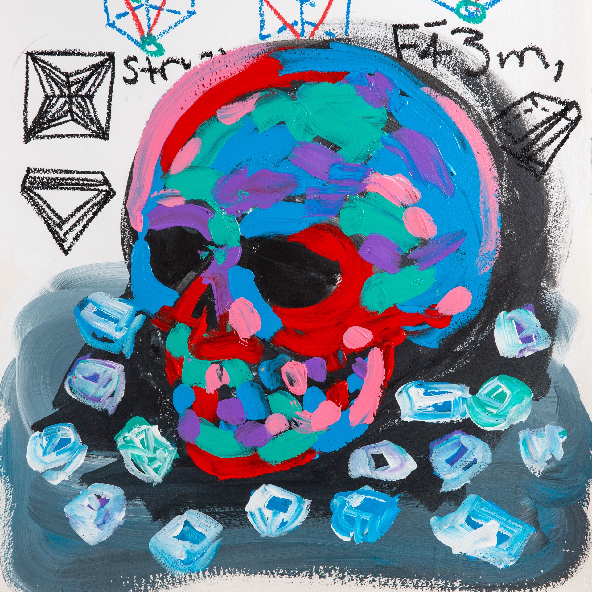 Diamond Skull II by Bradley Theodore