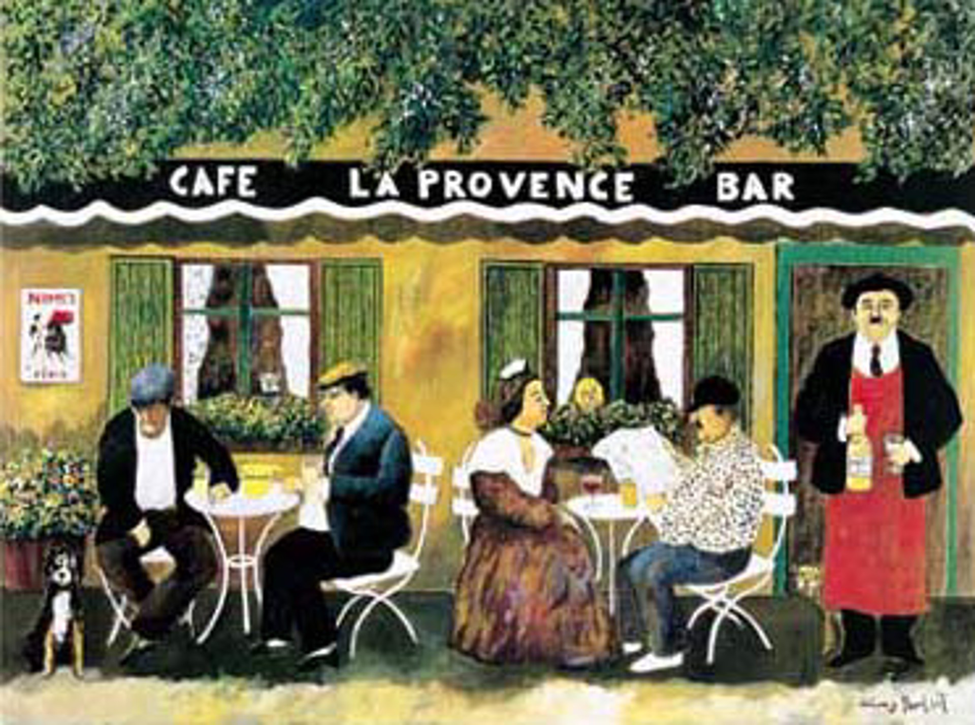 Cafe La Provence  by Guy Buffet