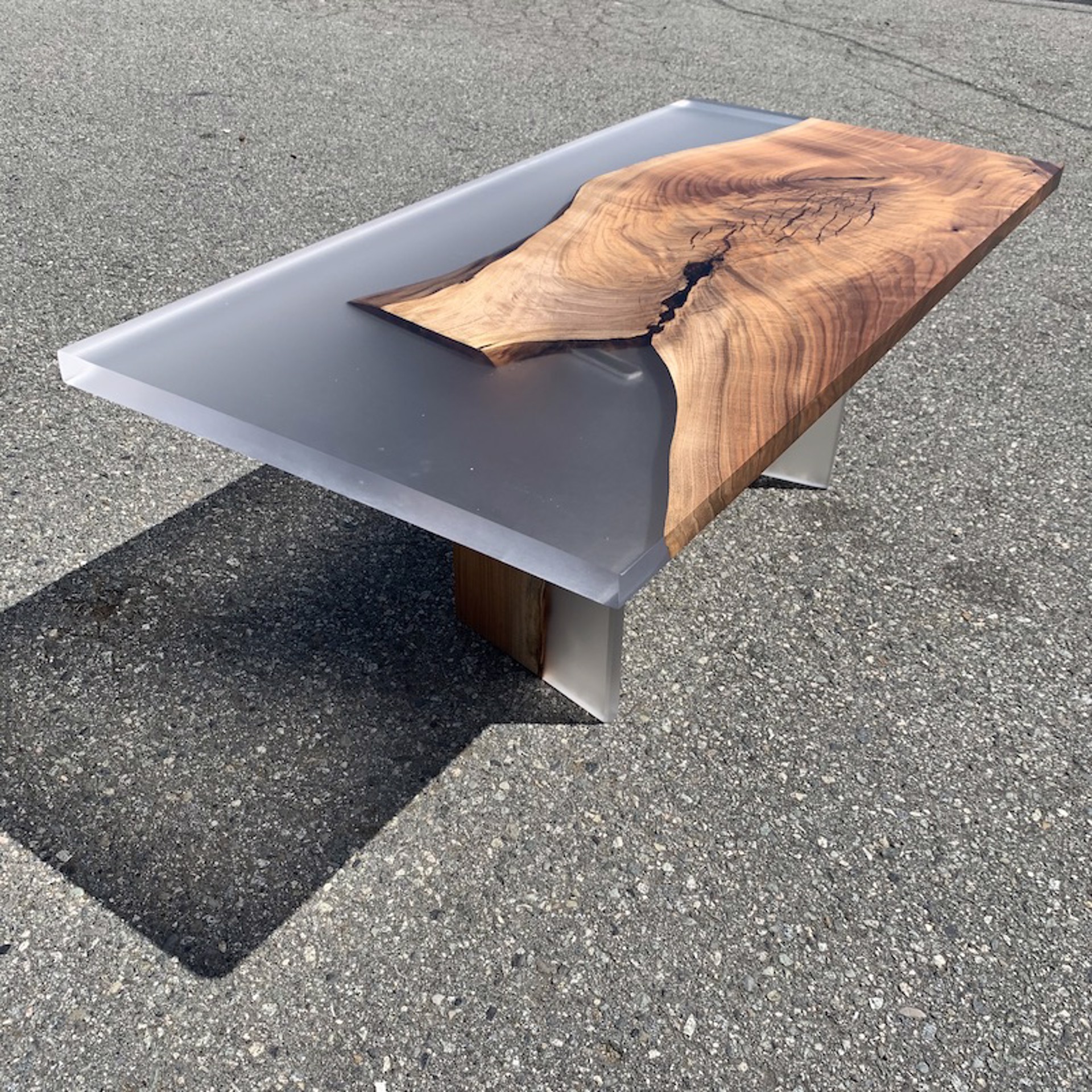 Butternut Dipytch Coffee Table 2 of 2 by Benjamin McLaughlin