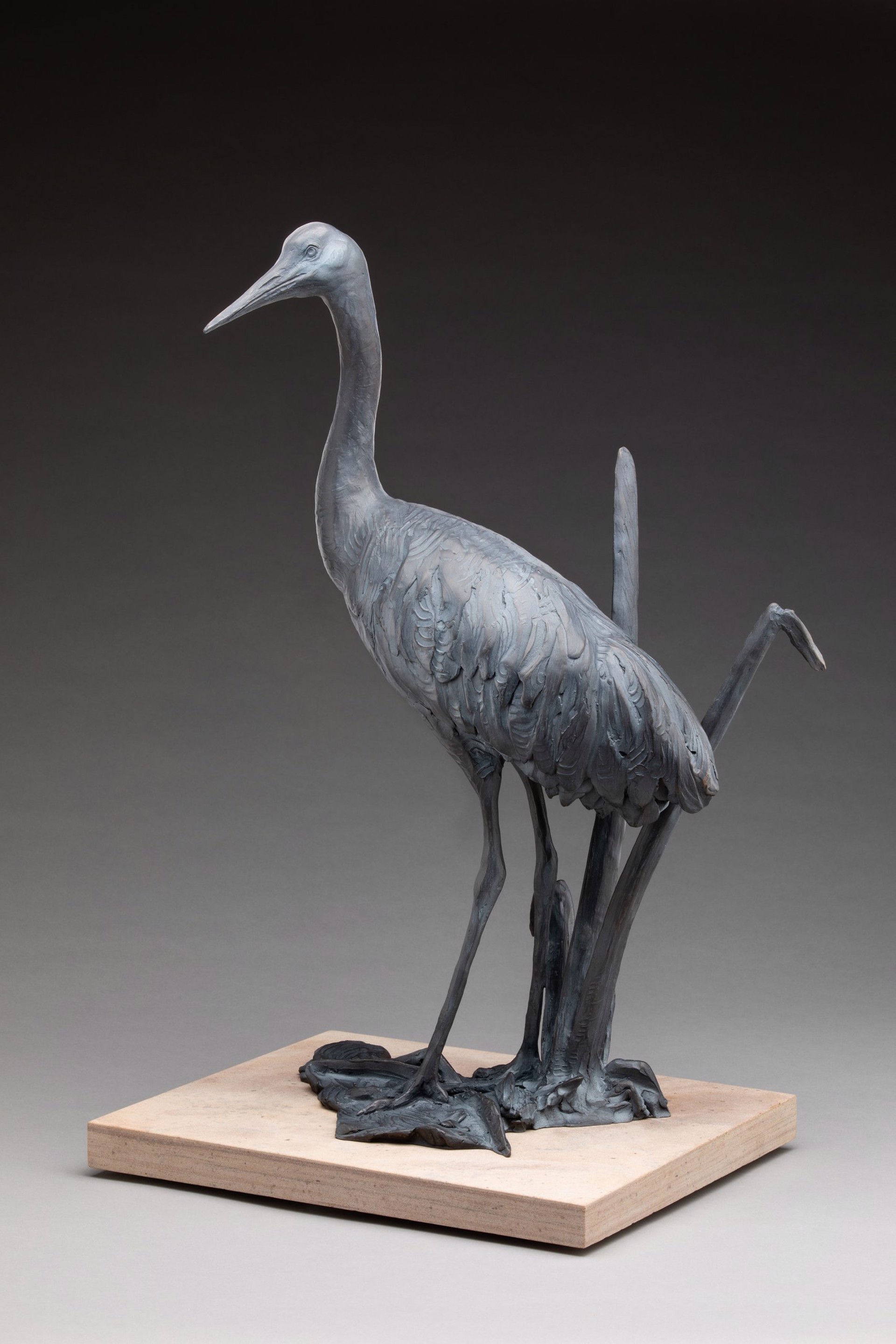 Sandhill Crane by Daniel Glanz (sculptor)
