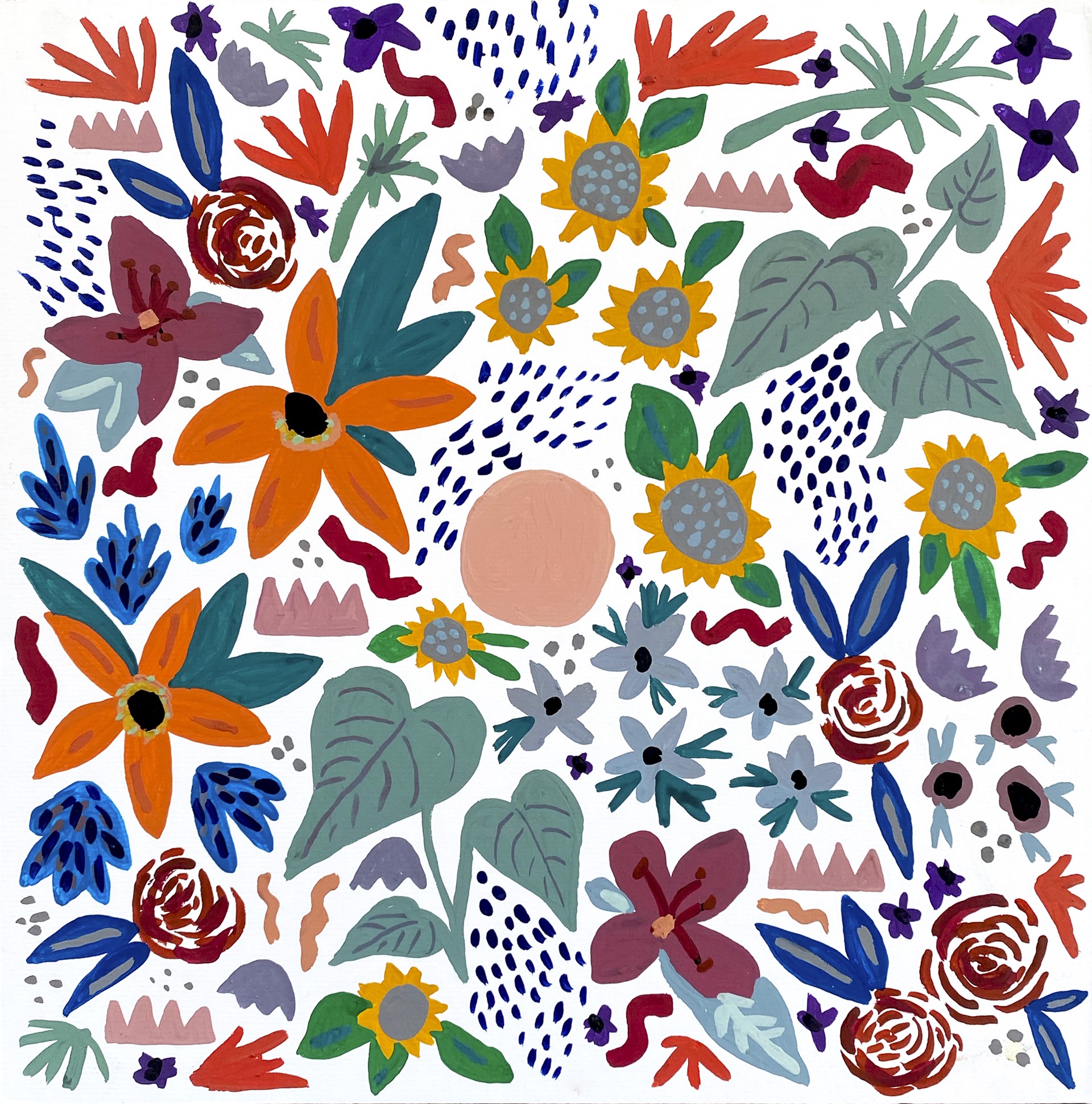 Flower Salad II by Allison Hall