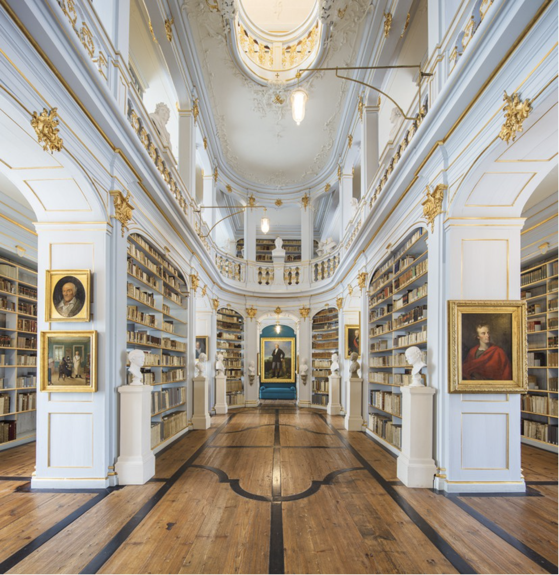 Duchess-Anna-Amalia-Library, Weimar, Germany by Reinhard Gorner