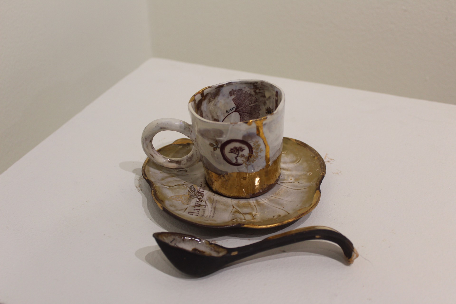 Cup, Saucer, Spoon by Therese Knowles