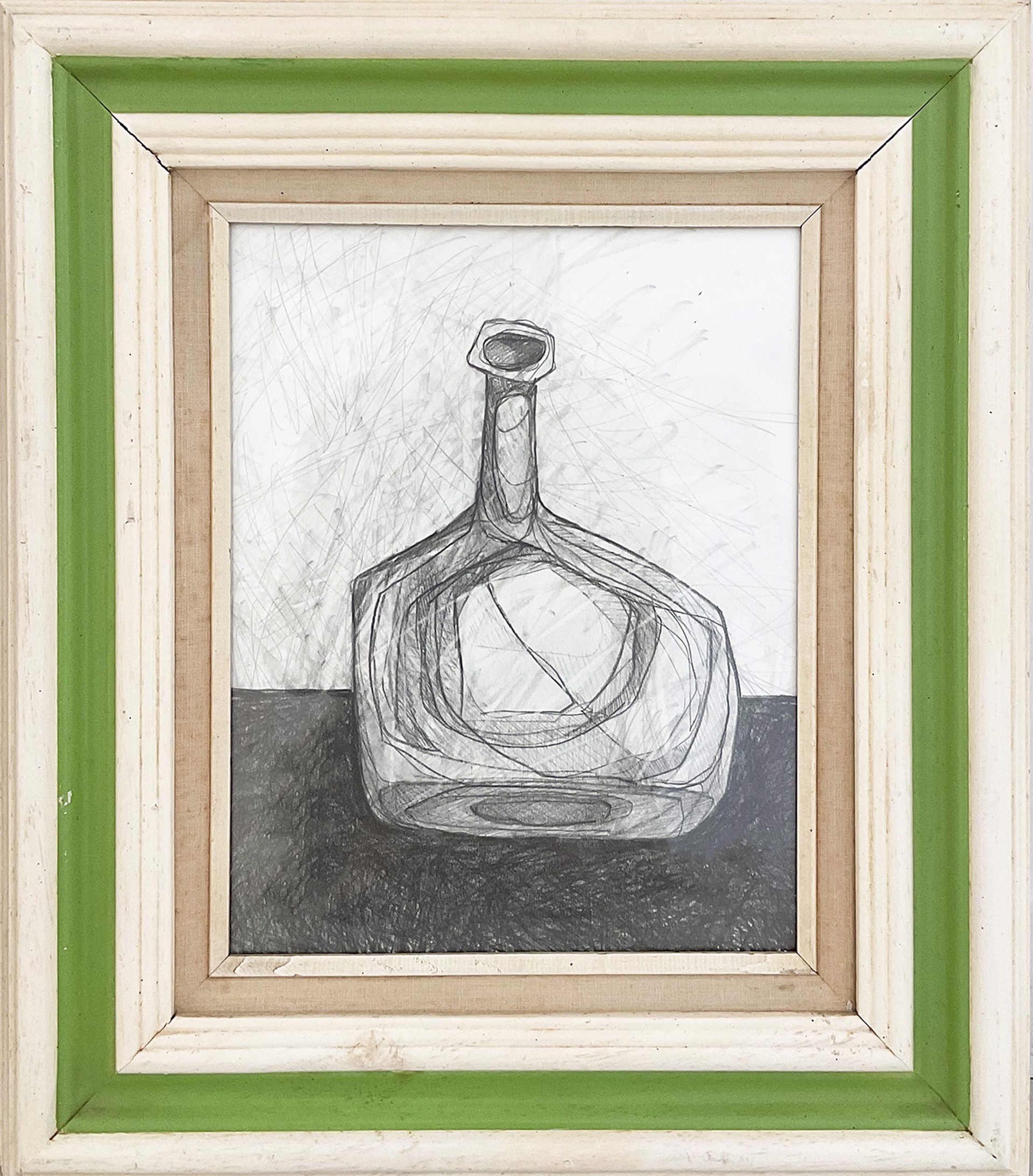 Single Morandi Bottle IX by David Dew Bruner
