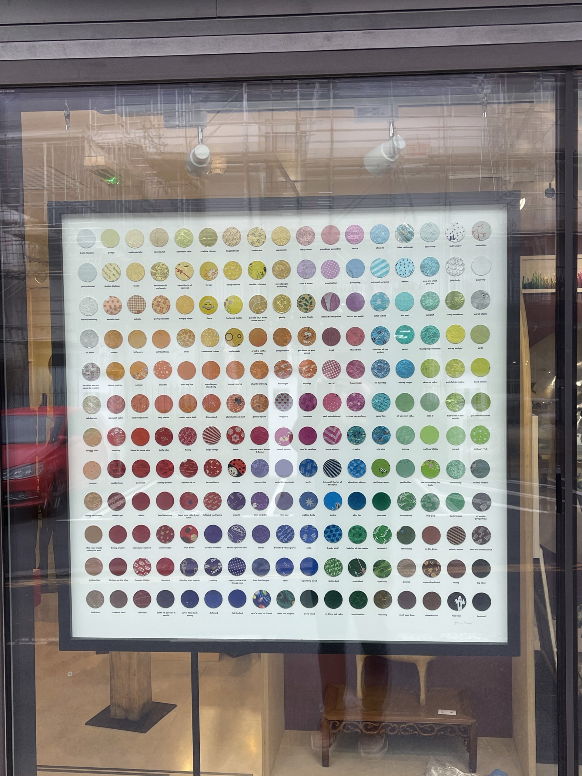 Indulgence - Colour Chart by Joanne Tinker