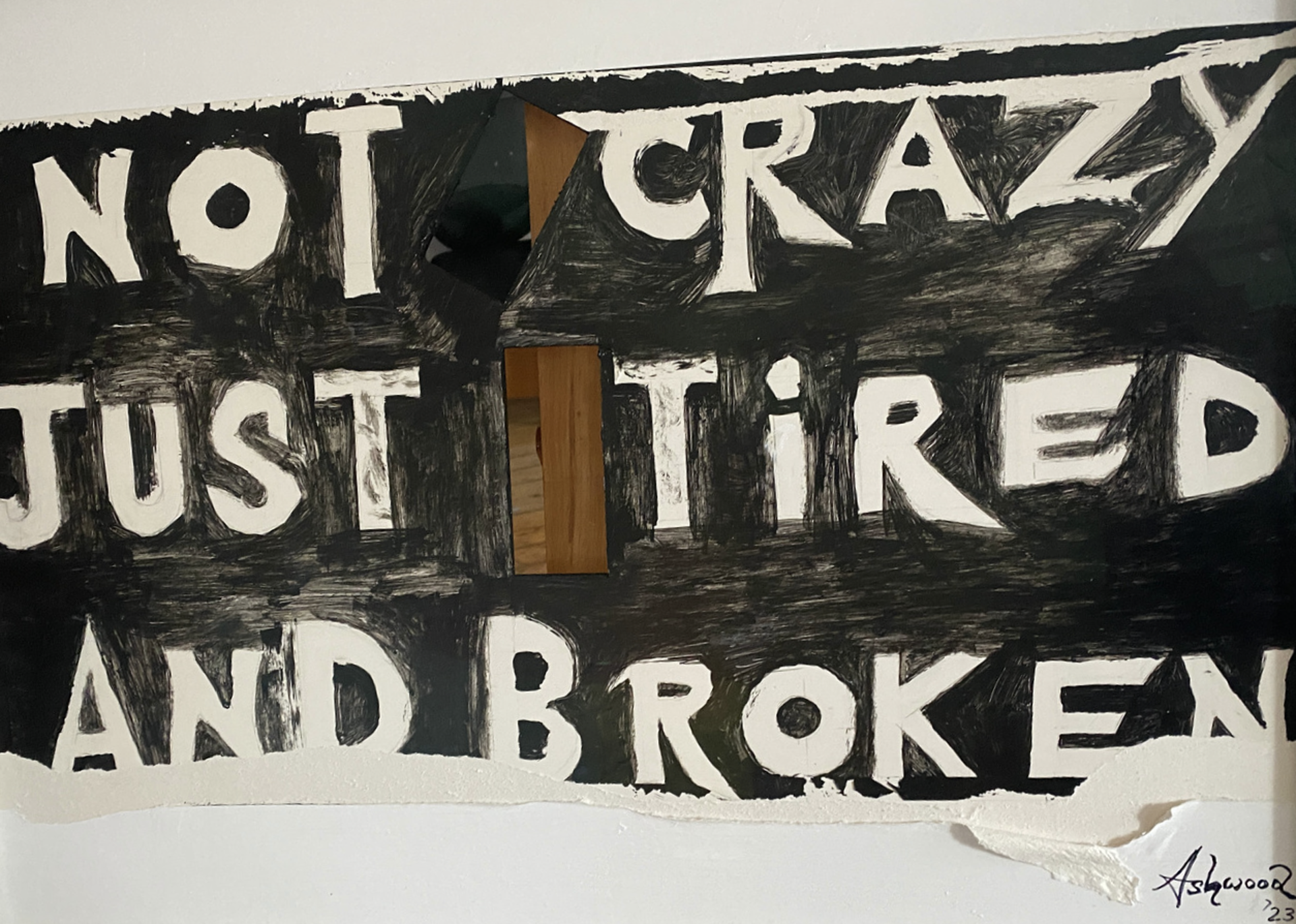 Not Crazy, Just Tired and Broken by Ashwood Kavanna