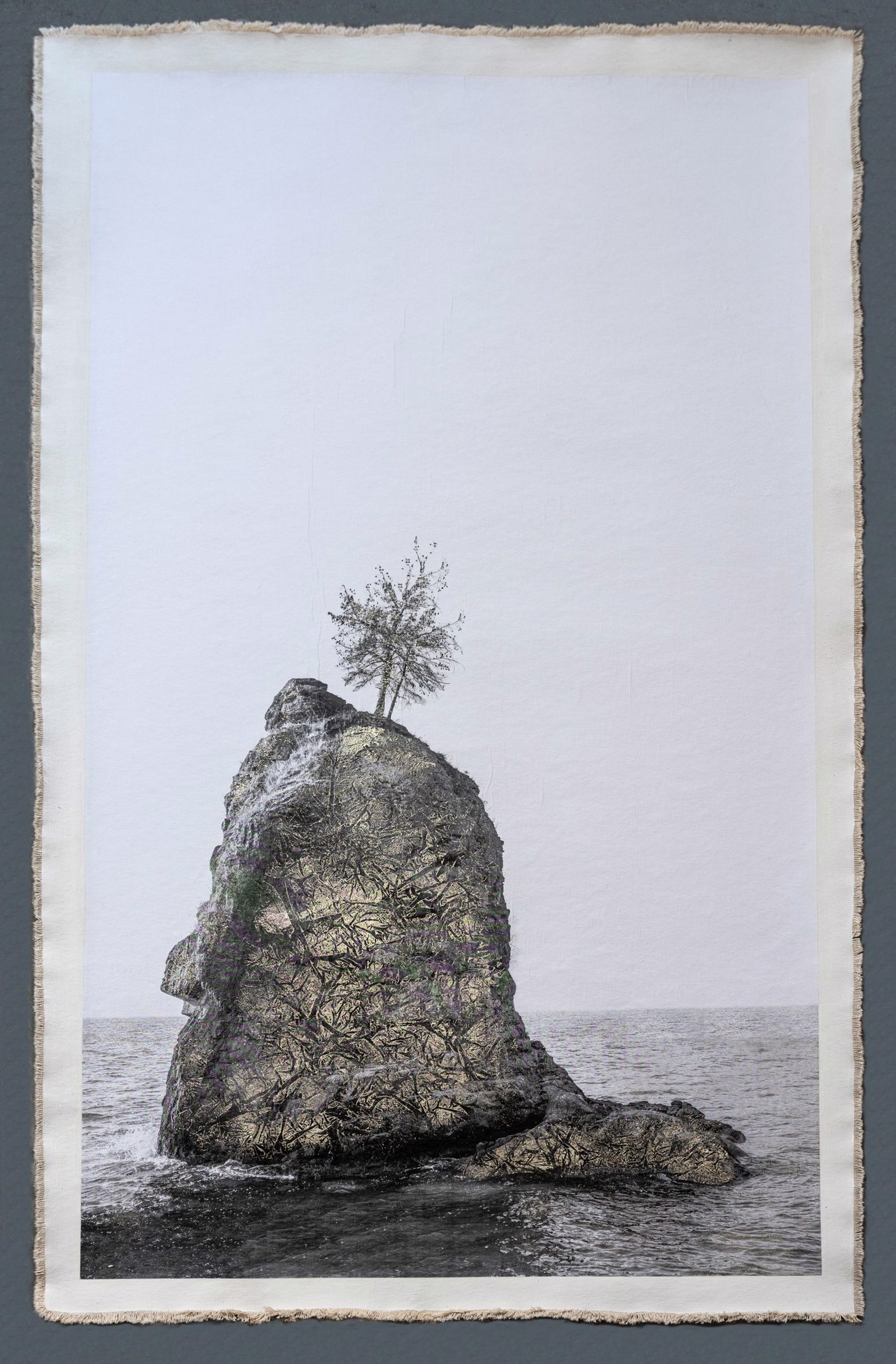 Standing Man Rock, Stanley Park by Bill Claps