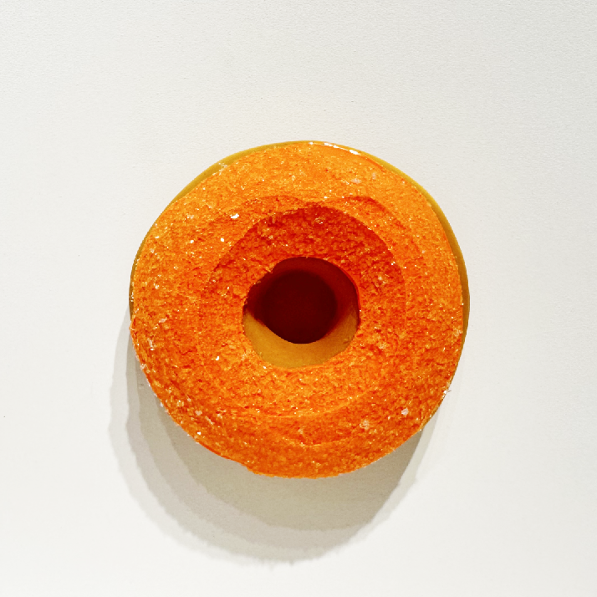 Orange Sprinkle Diamond Dust Donut by Anna Sweet