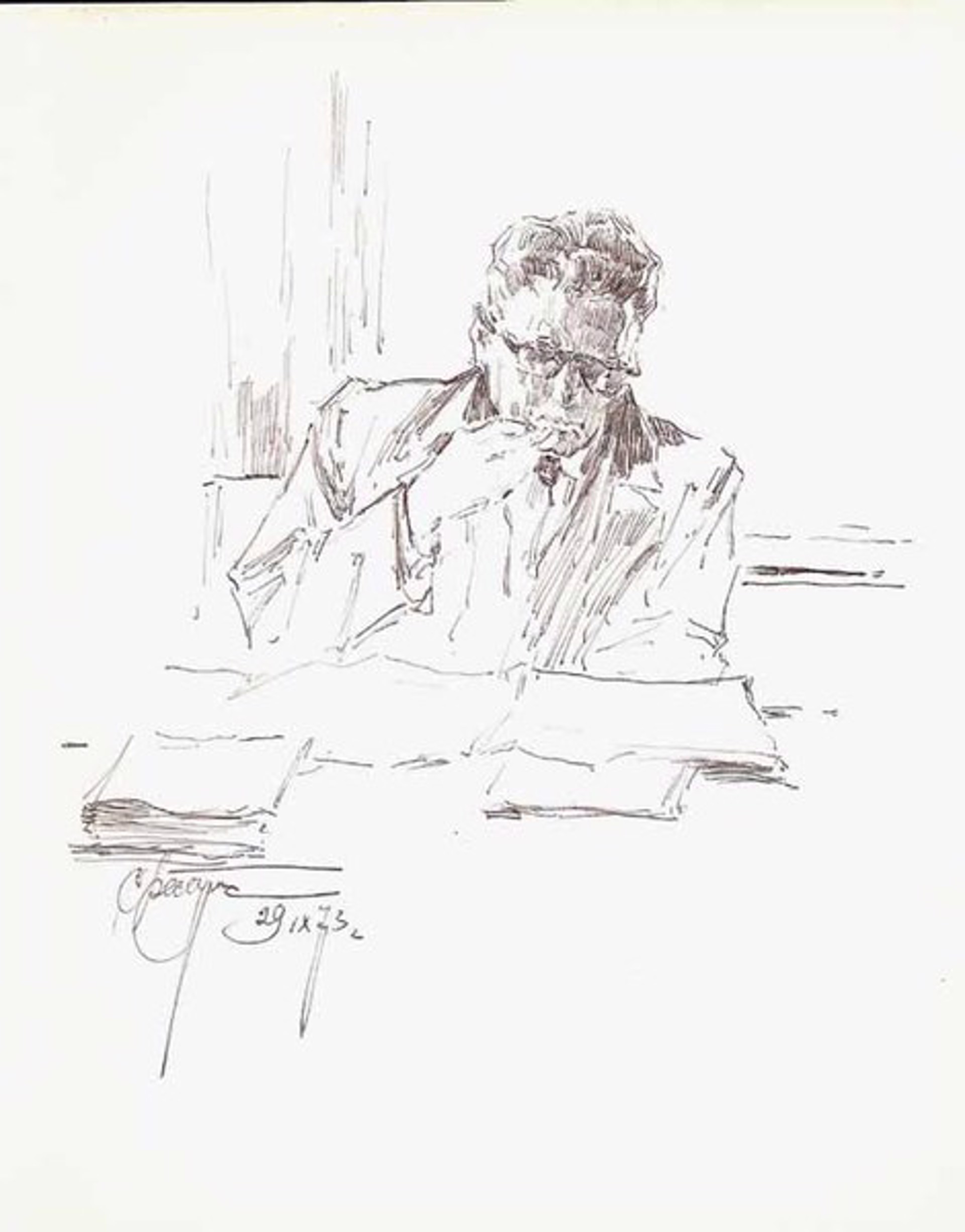 In Thought by Sergei Besedin