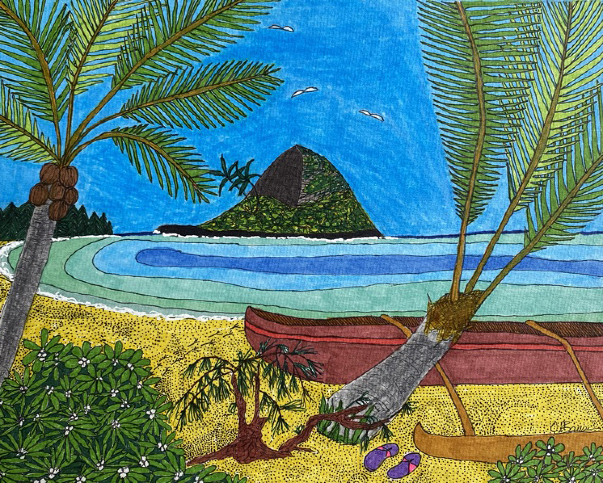 Mokoliʻi by Carolyn Morgan Bauer