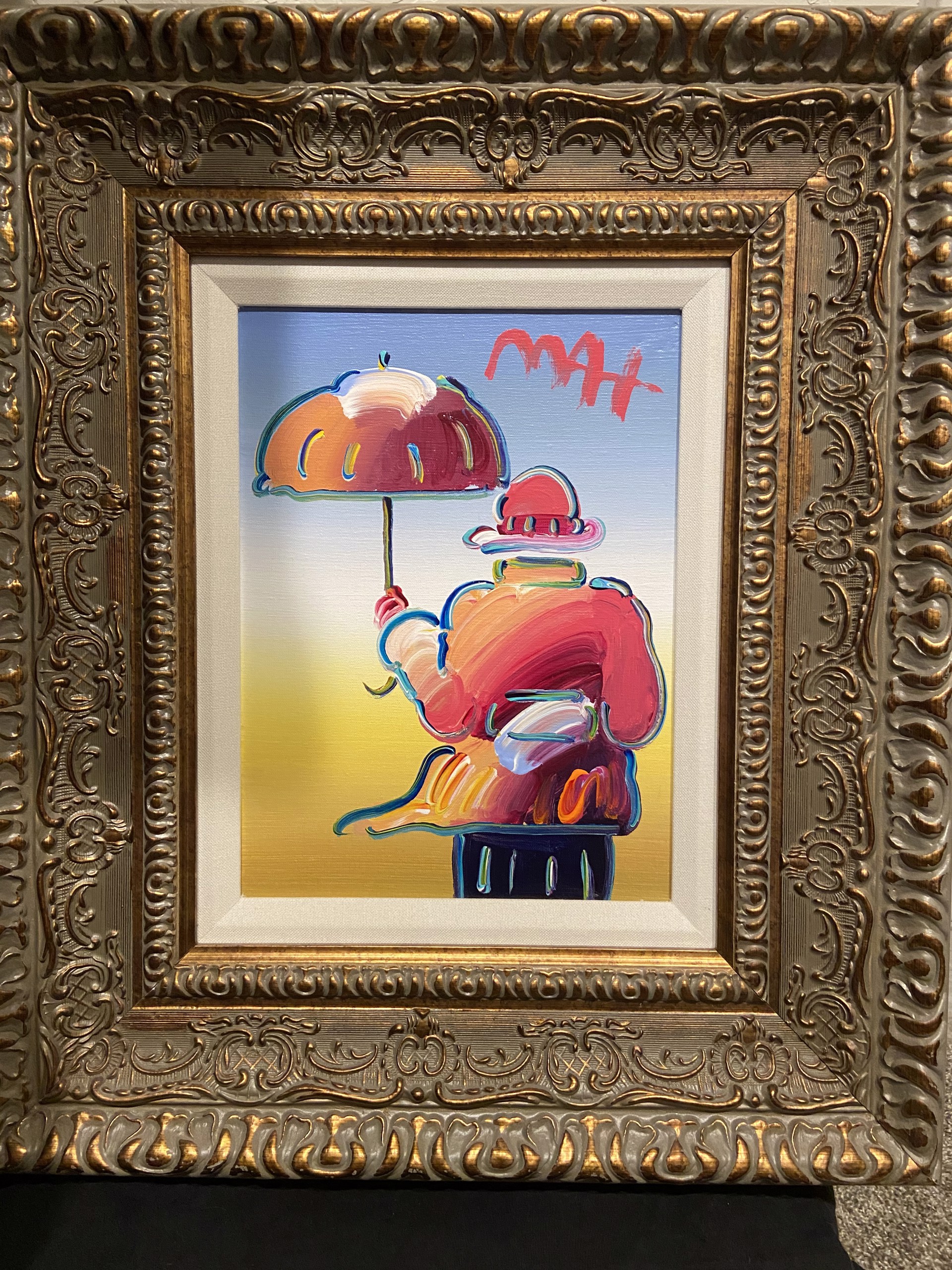 Umbrela Man on Blends by Peter Max