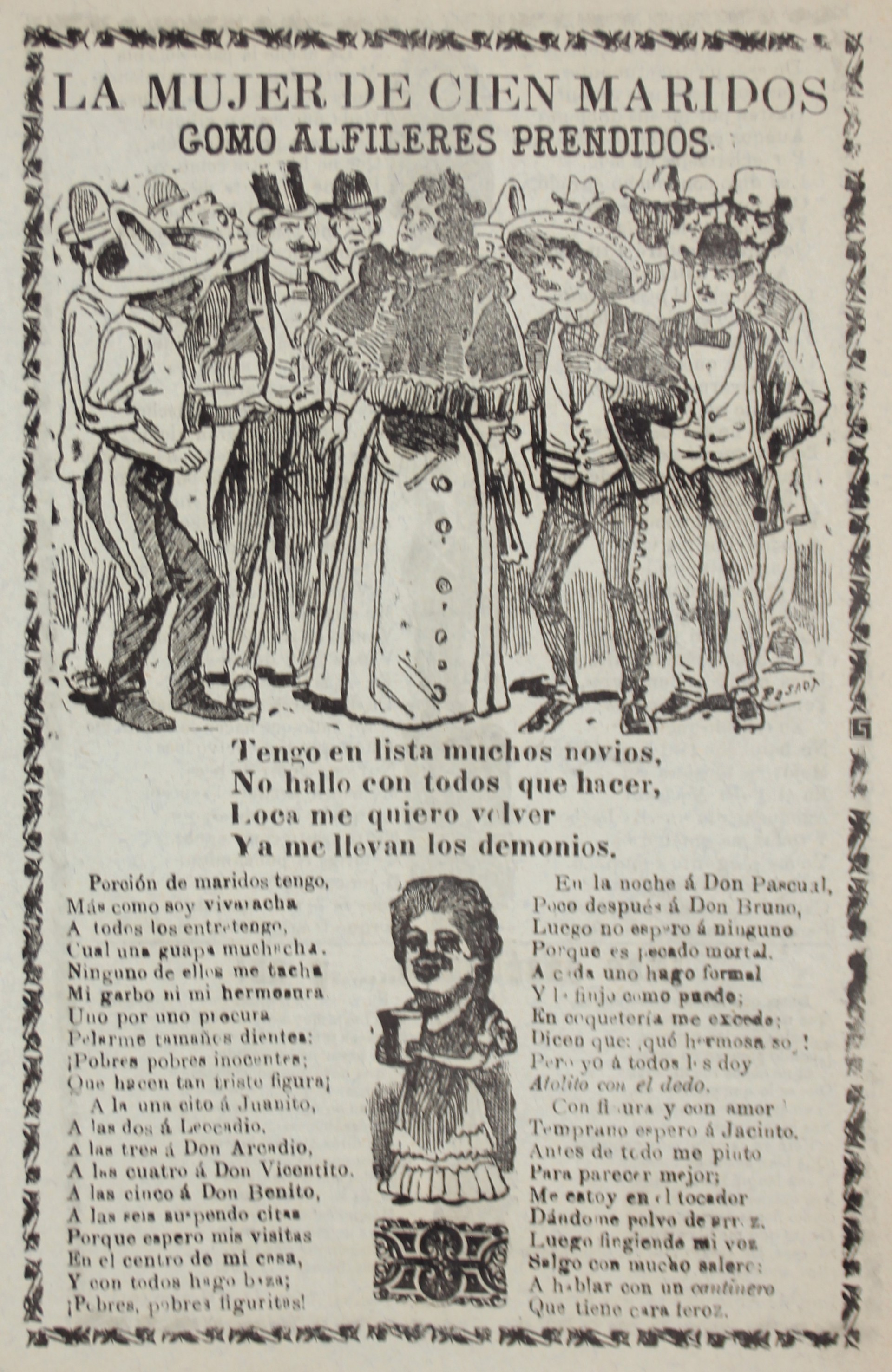 La Mujer de Cien Maridos by José Guadalupe Posada (1852 - 1913)