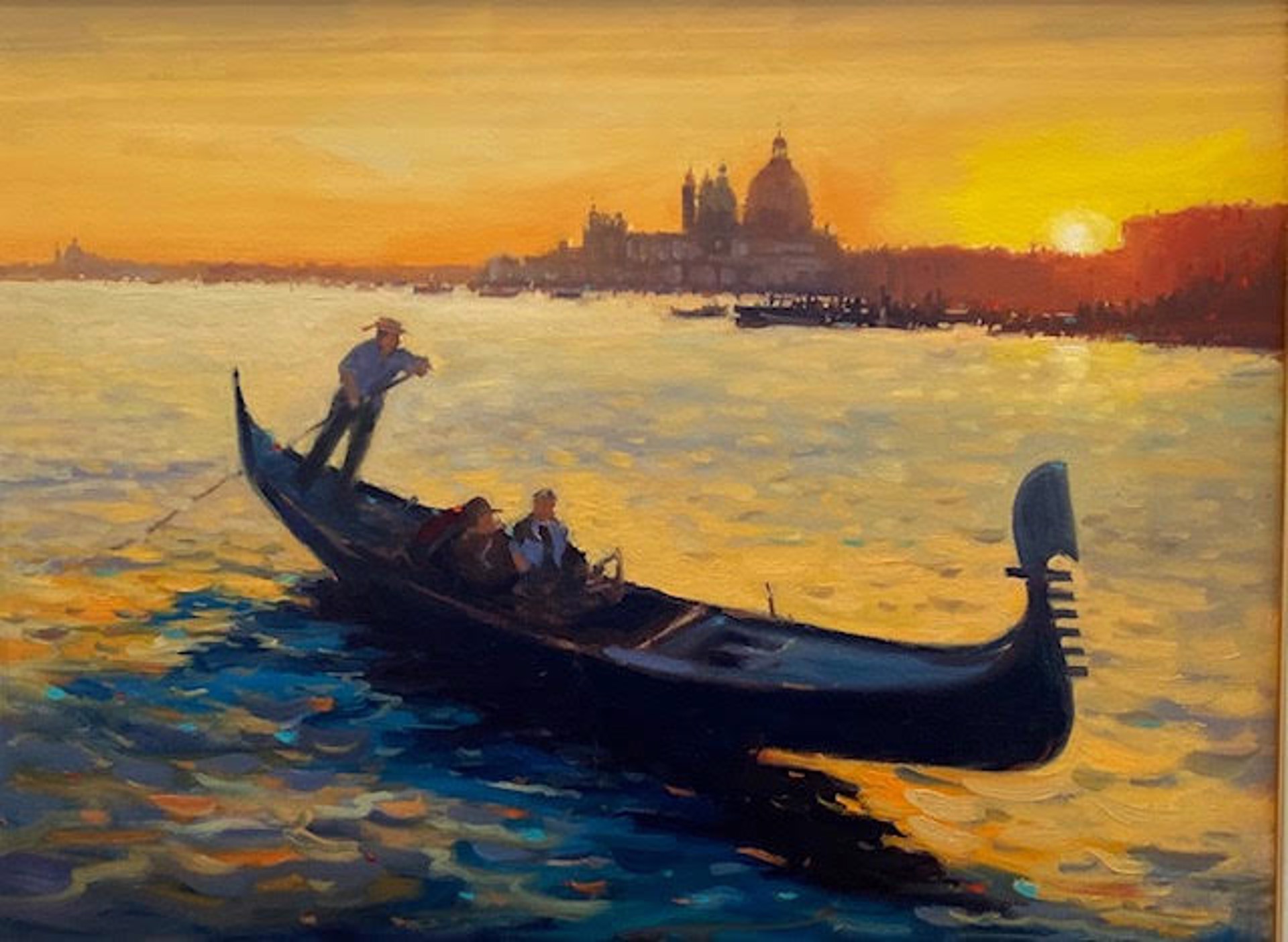 Lagoon Sunset by John Perkins