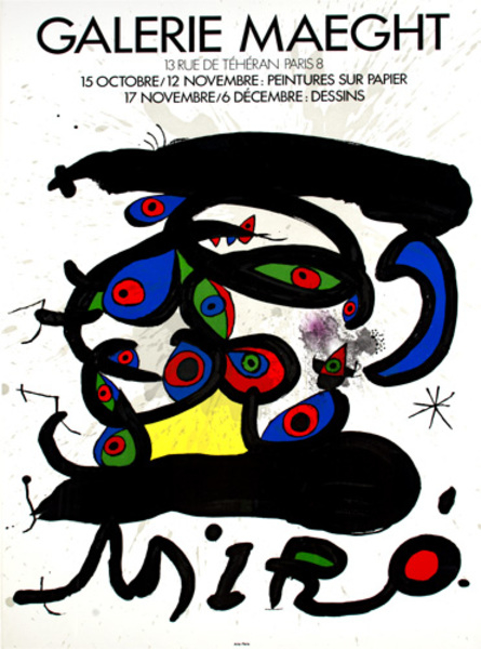 Galerie Maeght Miró Lithographe IV (1969-1972), Maeght Editeur #737 by Joan Miró
