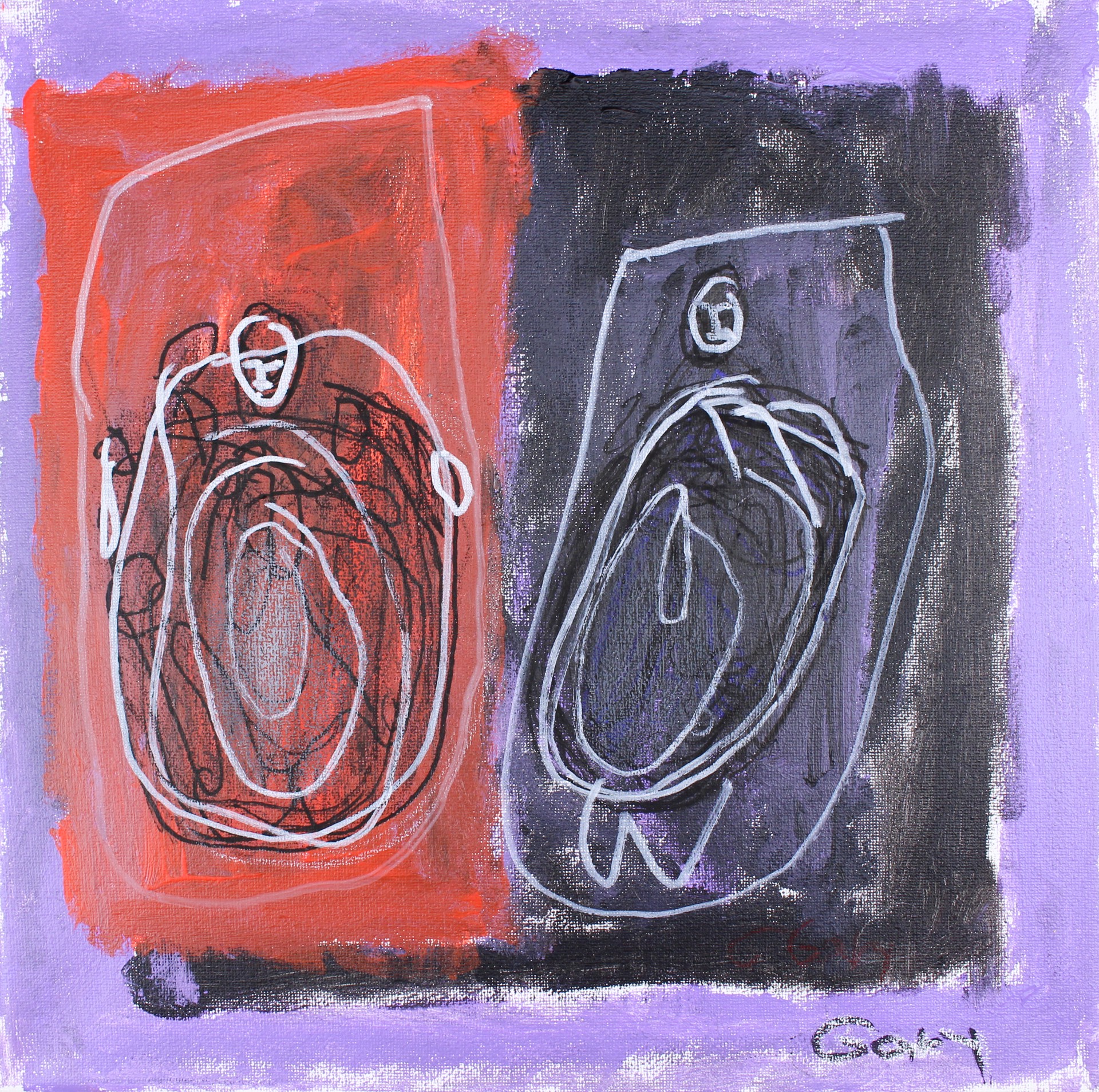 Puffin Duo #1 by Gary Murrell