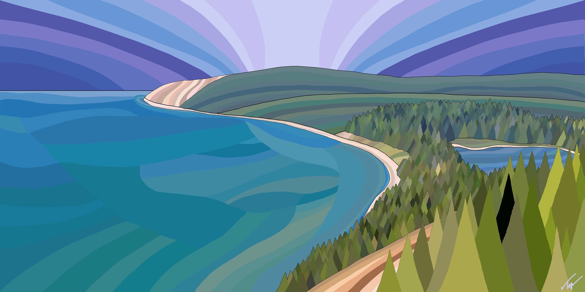 Sleeping Bear Dunes by Topher Straus