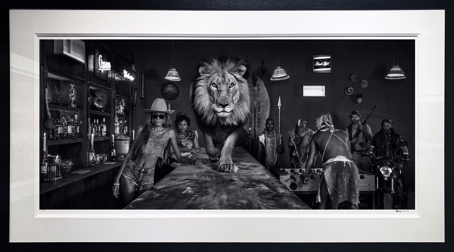 The Lion's Den by David Yarrow