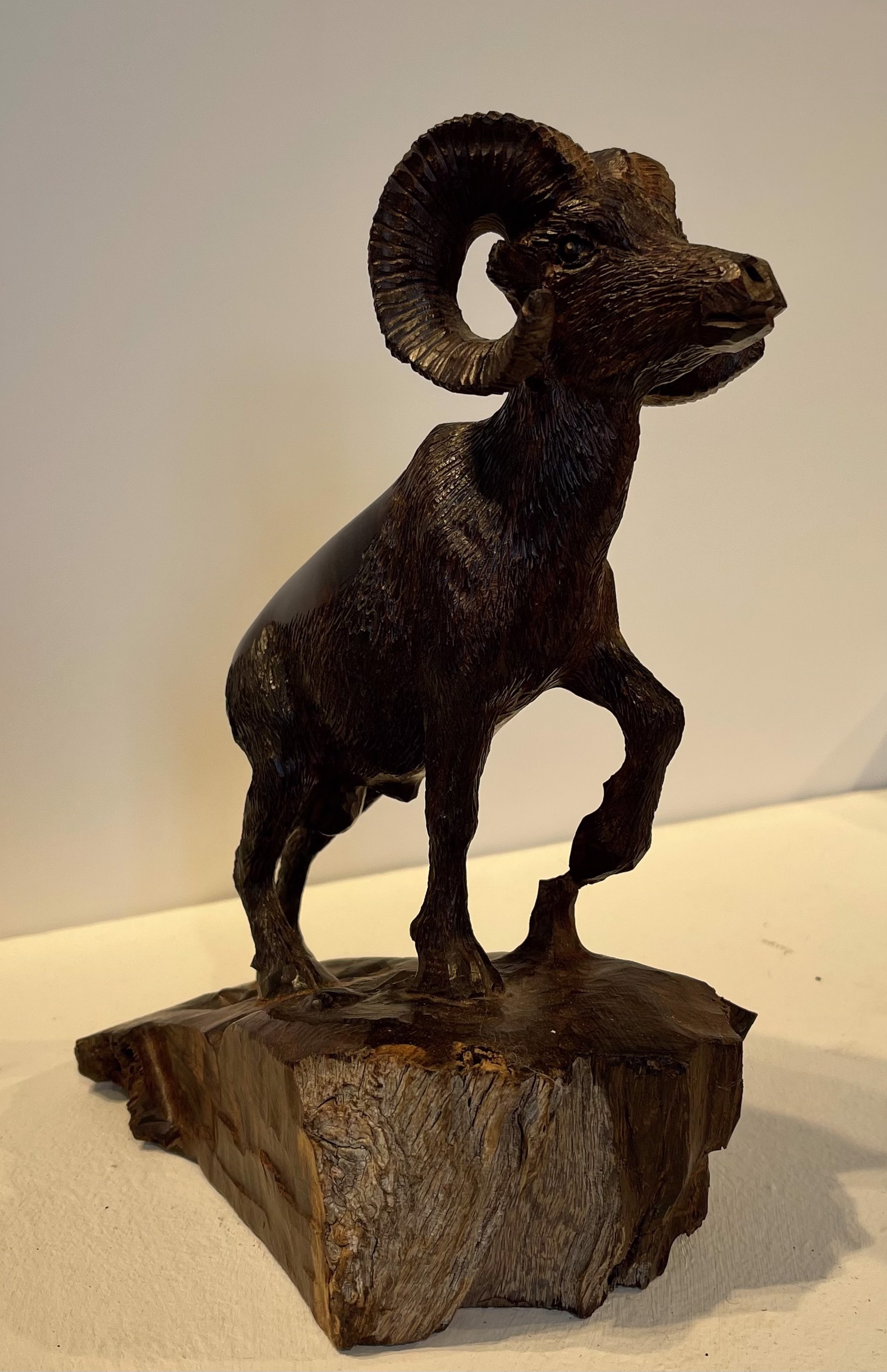 Small Ram With Base by Thomas Suby