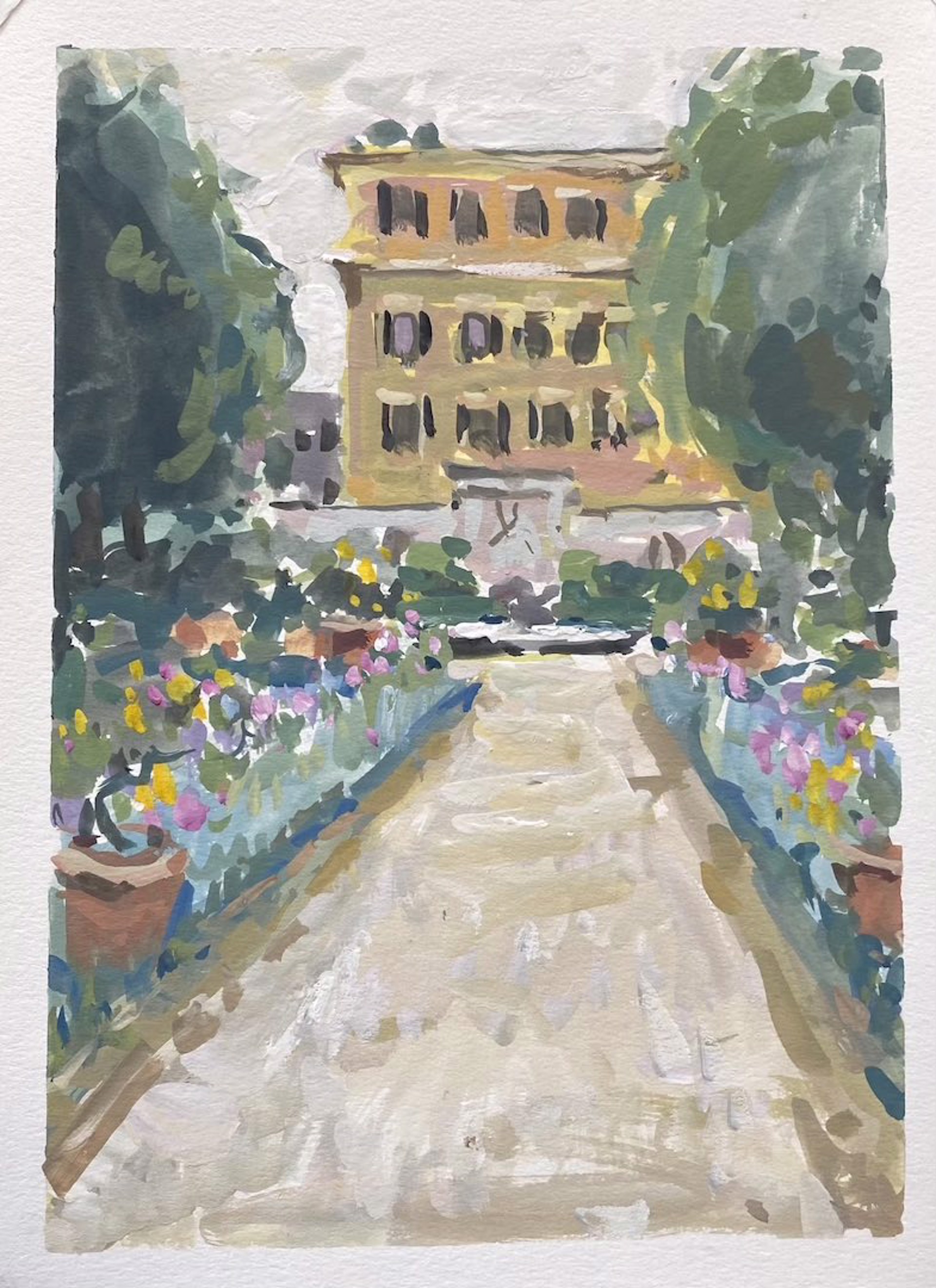 Borghese Garden by Richard Oversmith