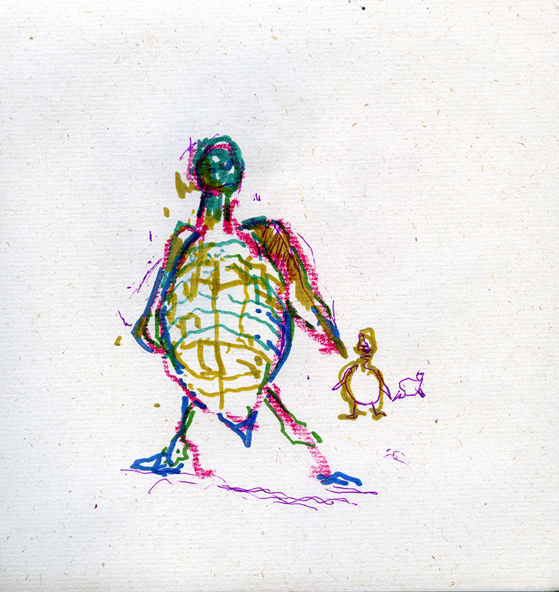 Turtle Family - (Sold) by Gail Foster