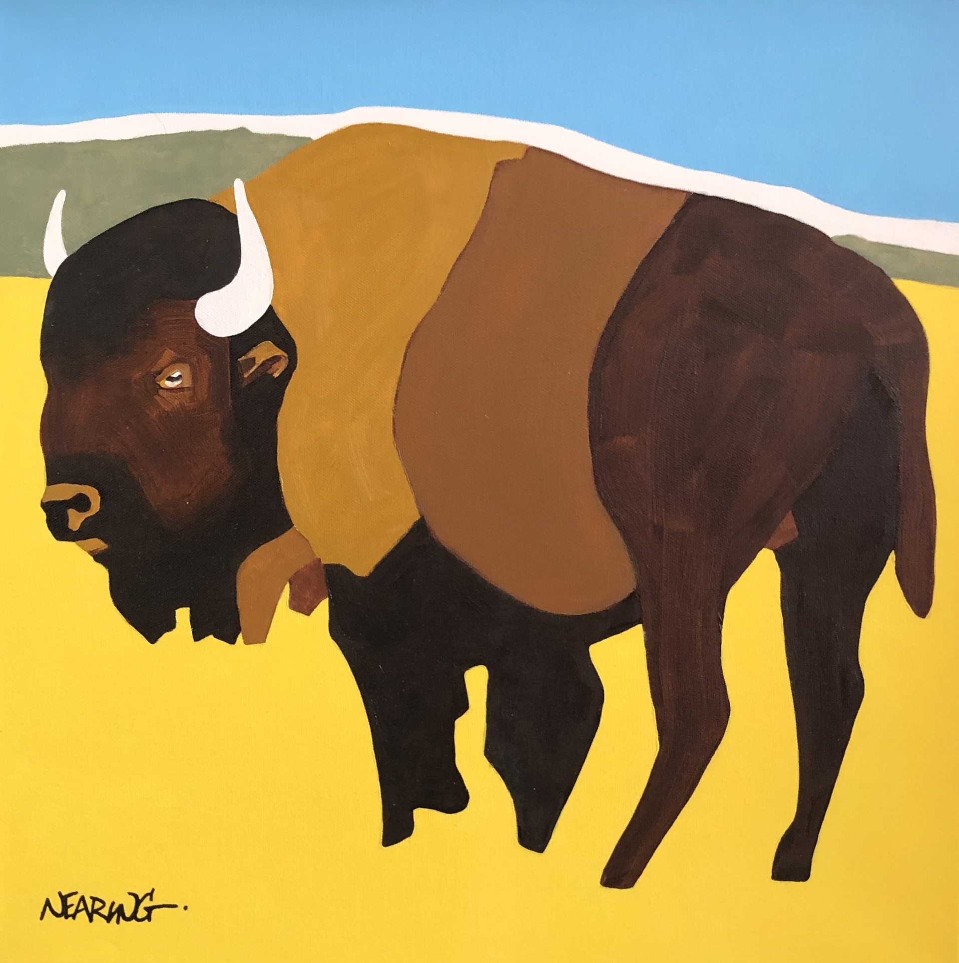 Buffalo Yellow #1 by Dan Nearing