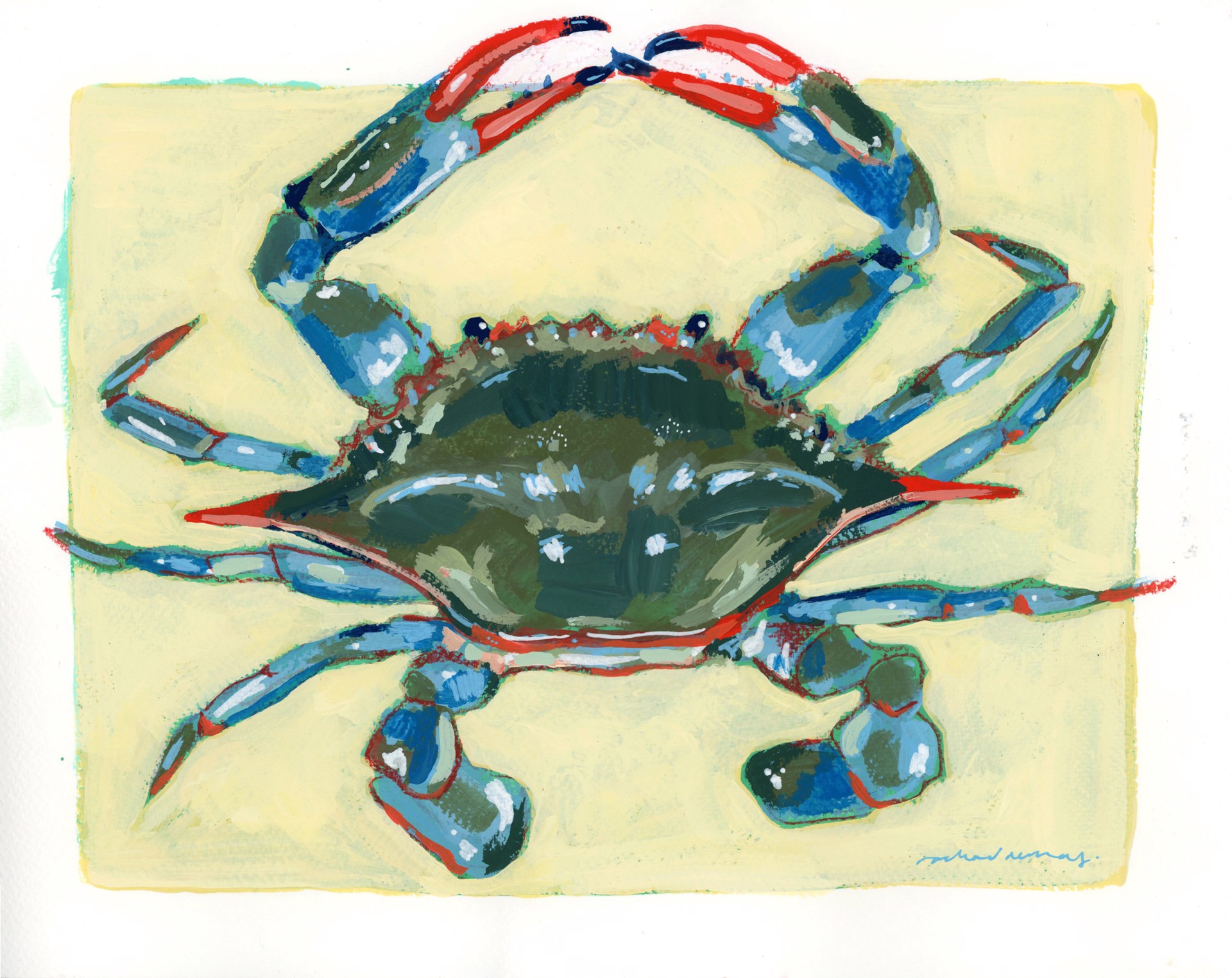 Blue Crab by Rachael Nerney