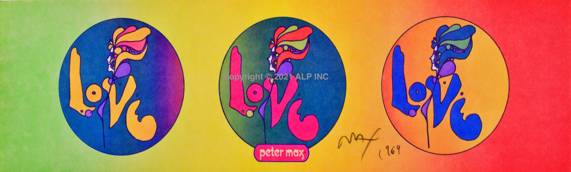 Love - Mini Long by Peter Max