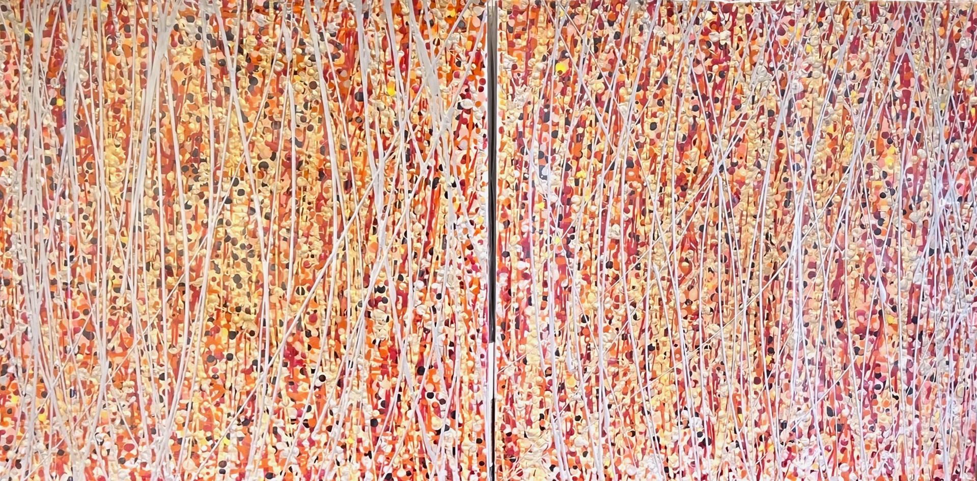 Pinkish Diptych by Bettina Sego