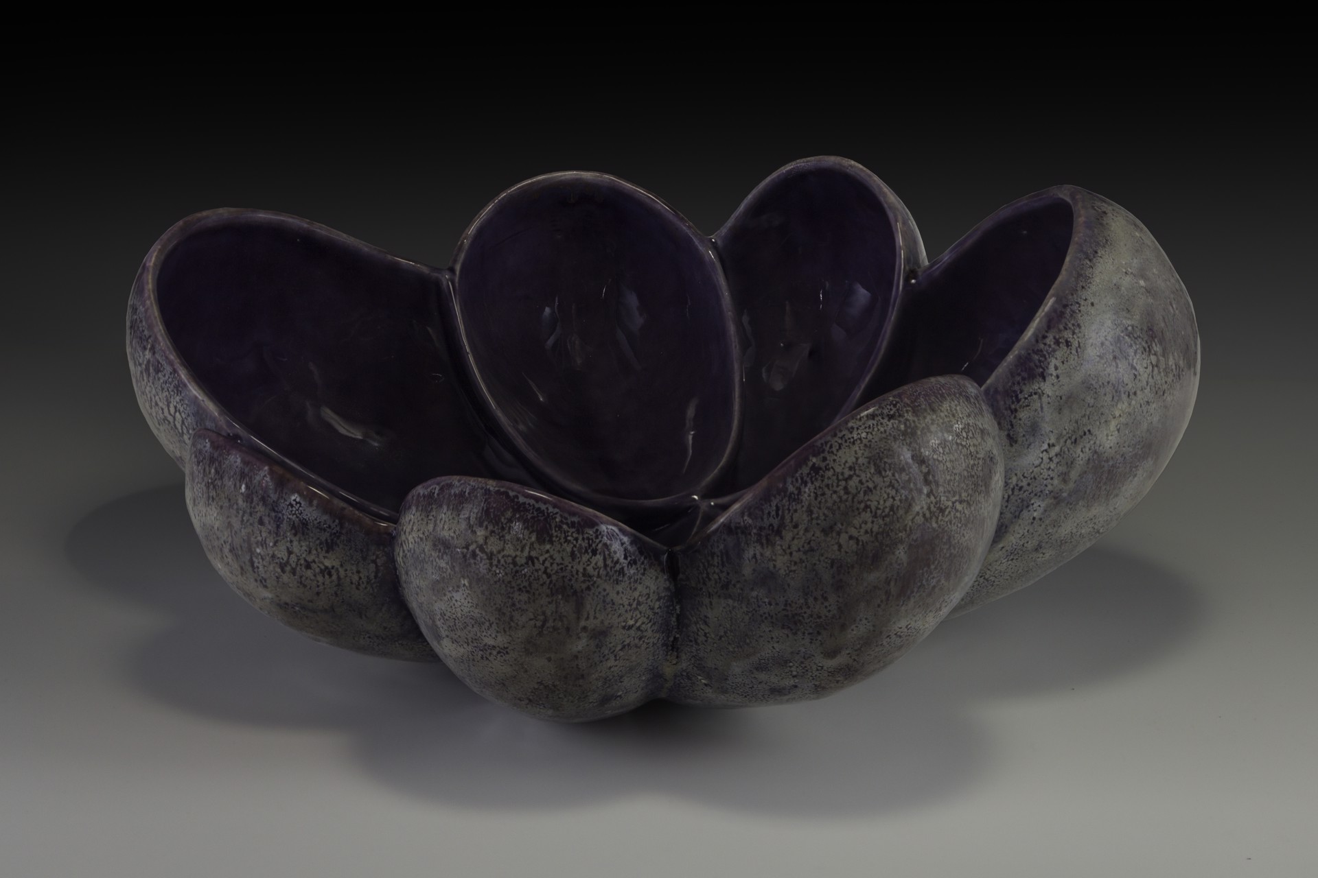 Violet Nut Bowl by Lisa Conway