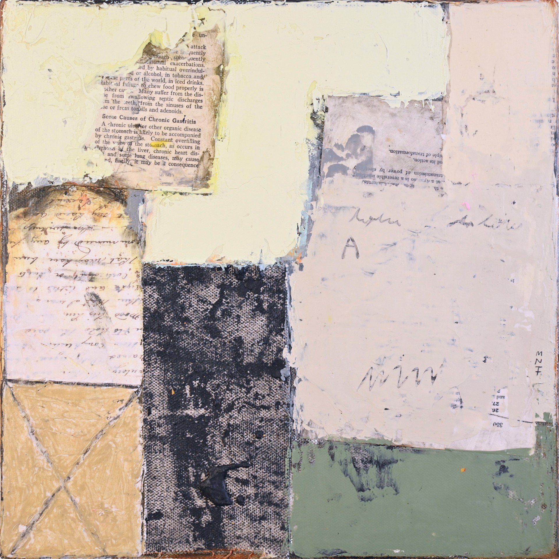 Composition with Yellow Ochre by M.N. Freeman