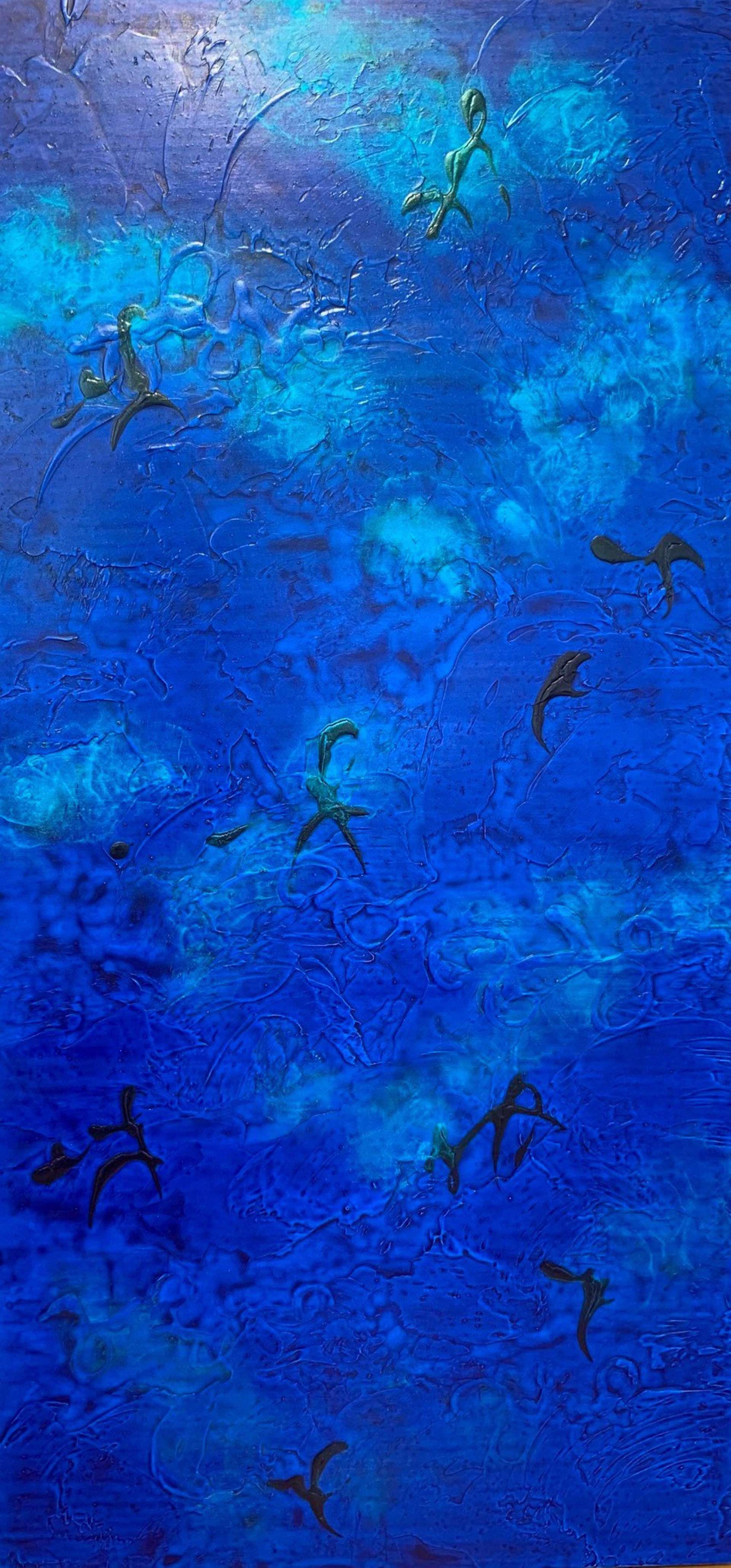 Dreams In Blue 2 (middle) by Julie Quinn