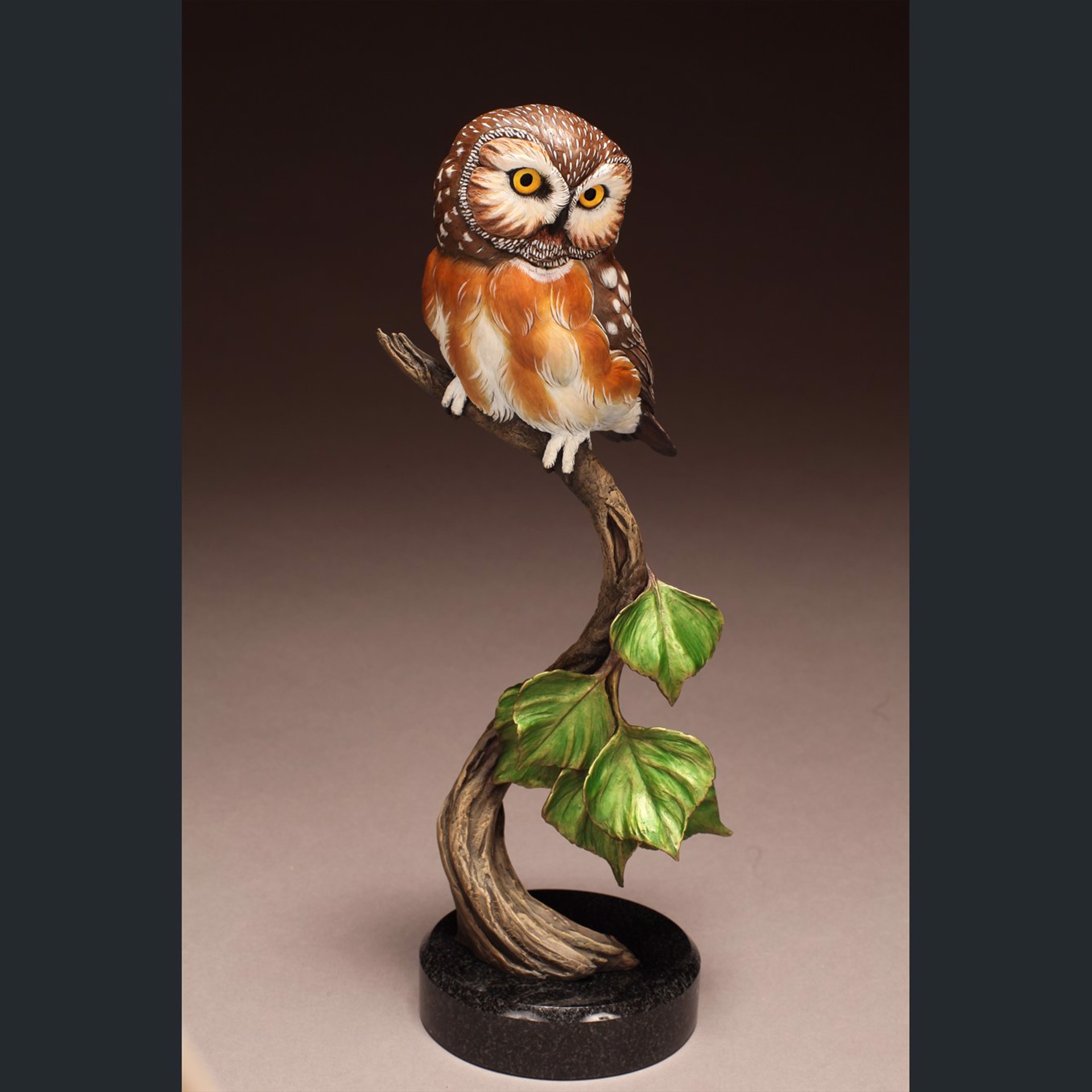 Saw-whet Owl (Lifesize) by Joan Zygmunt