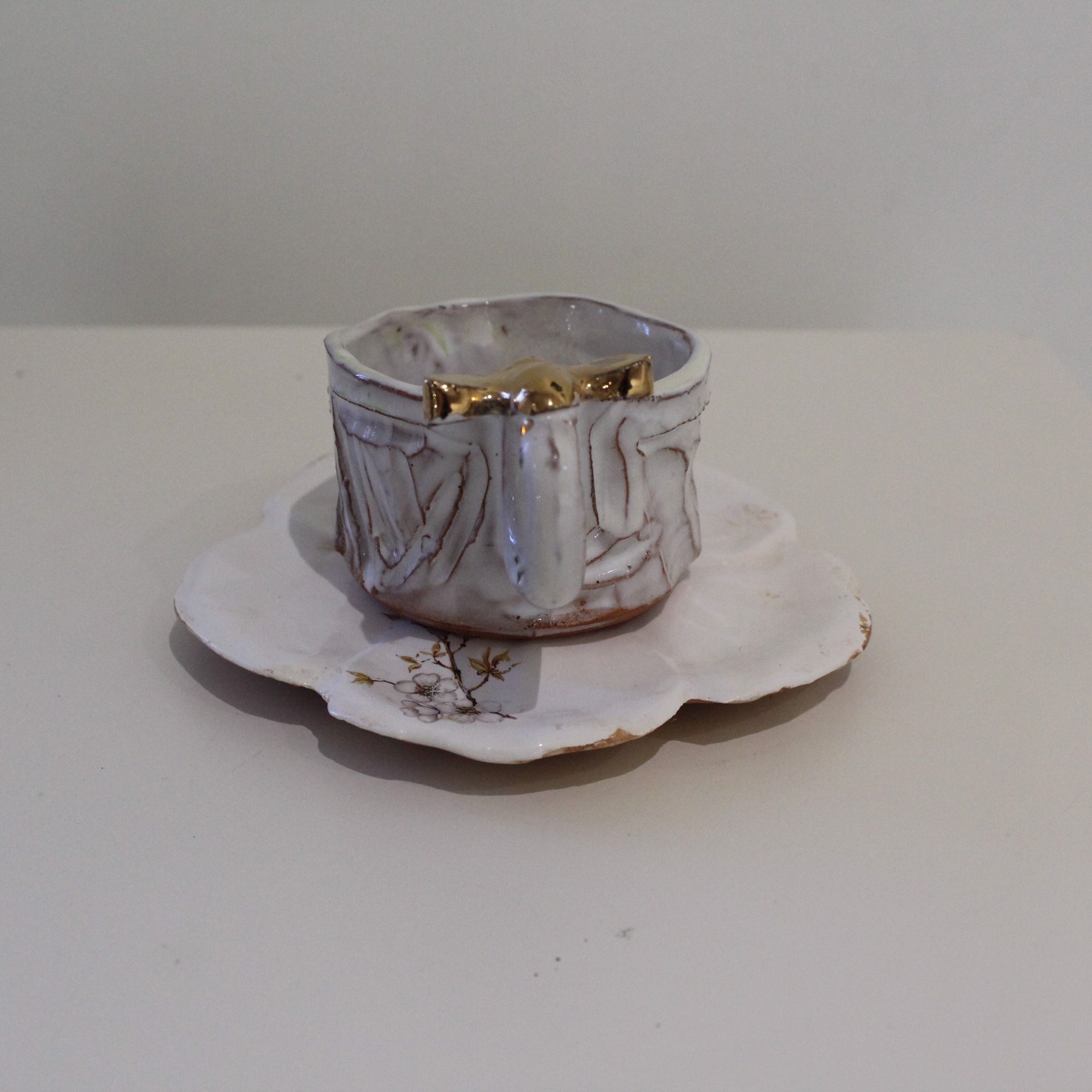 Espresso Cup and Saucer 2 (inspire) by Therese Knowles