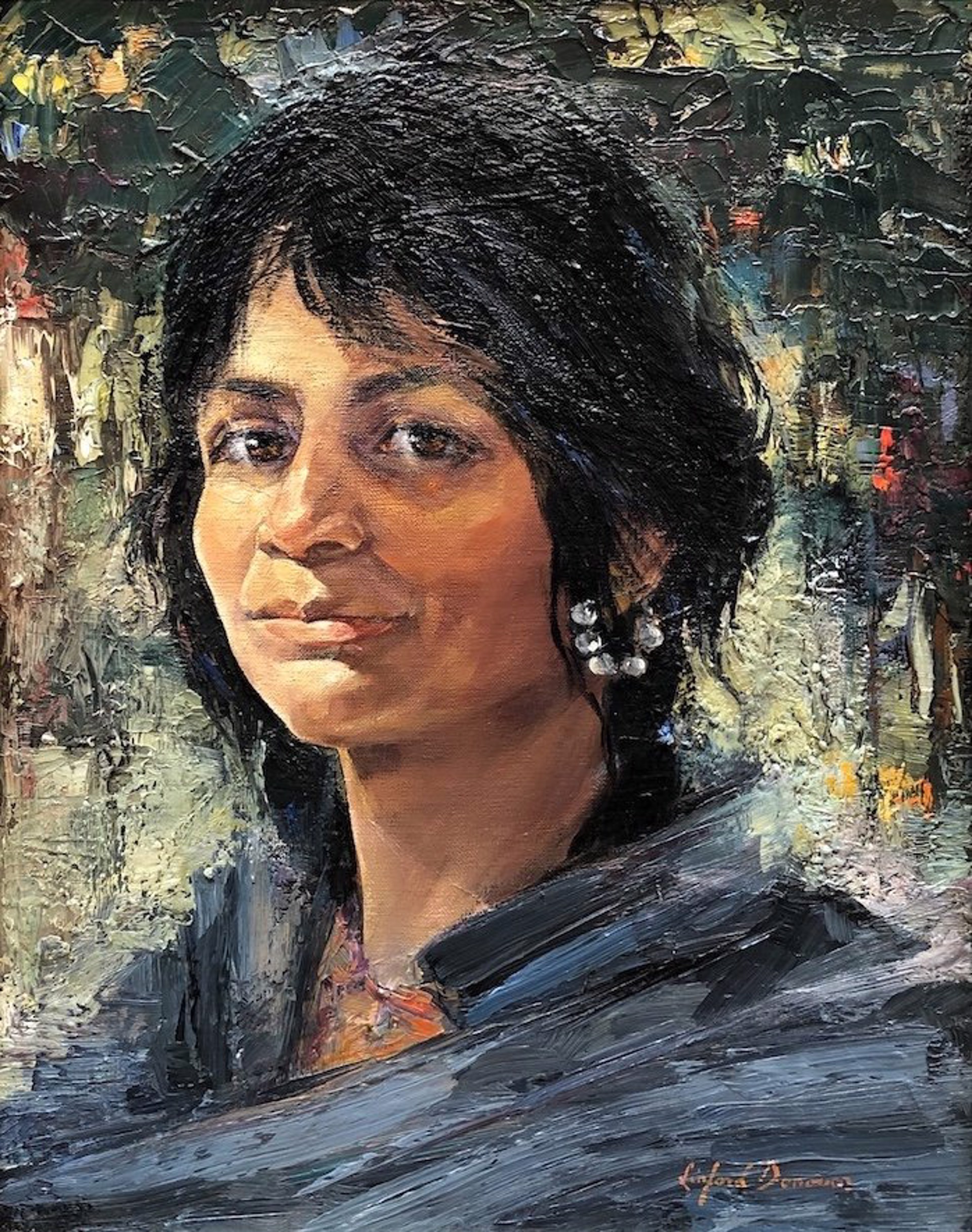 Indian Woman by Linford Donovan
