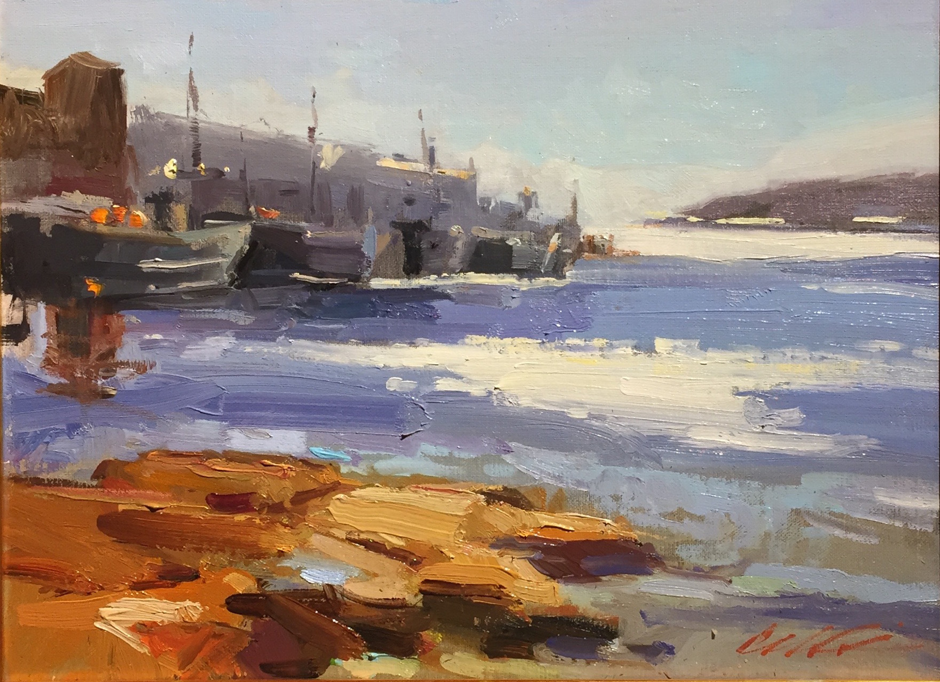 Gloucester Harbor by Eli Cedrone