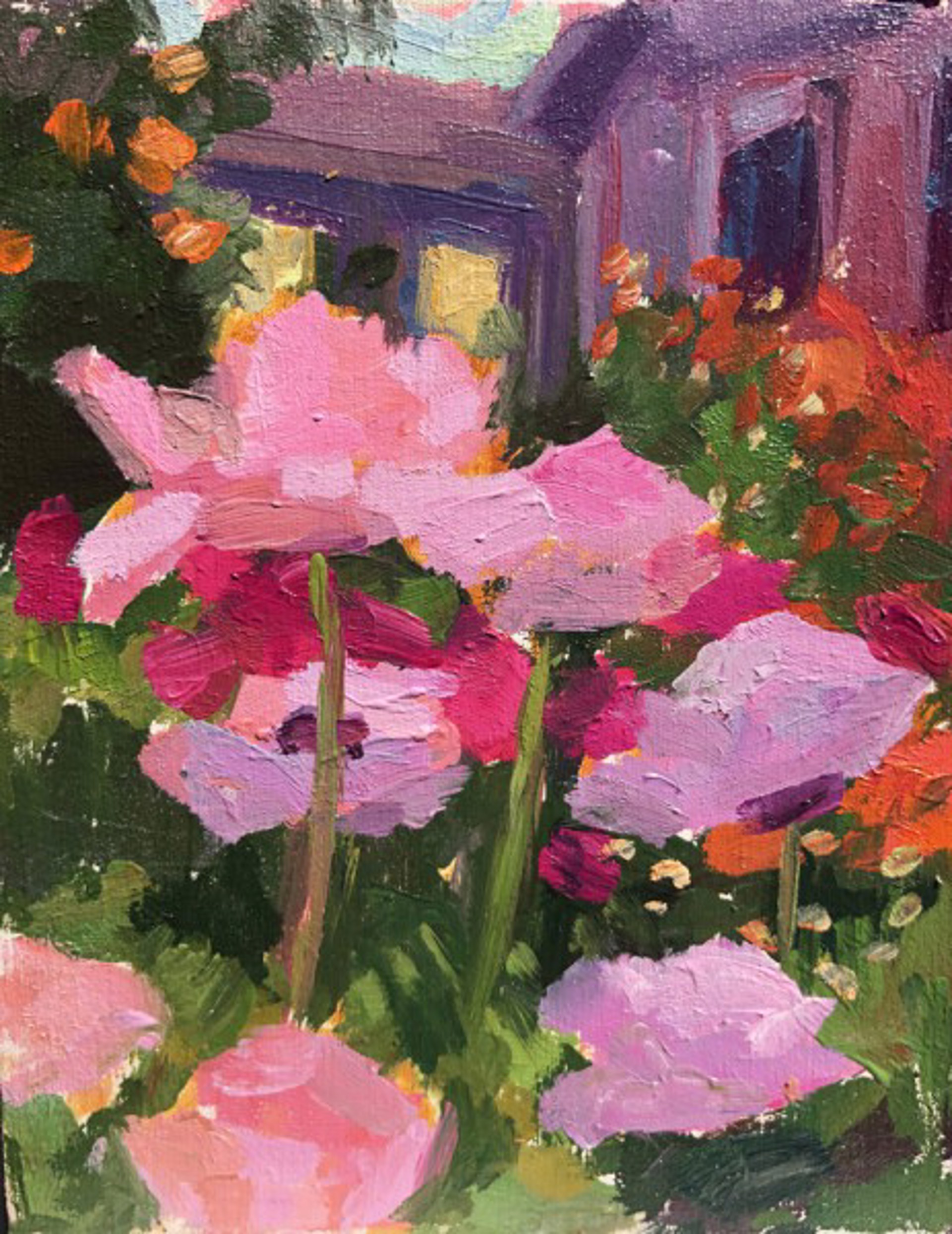 Pink Poppies by Simie Maryles