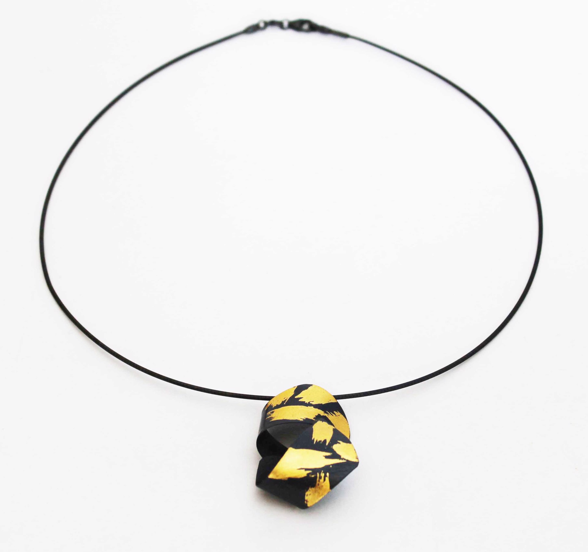 Silver and Gold Necklace by Judith Neugebauer