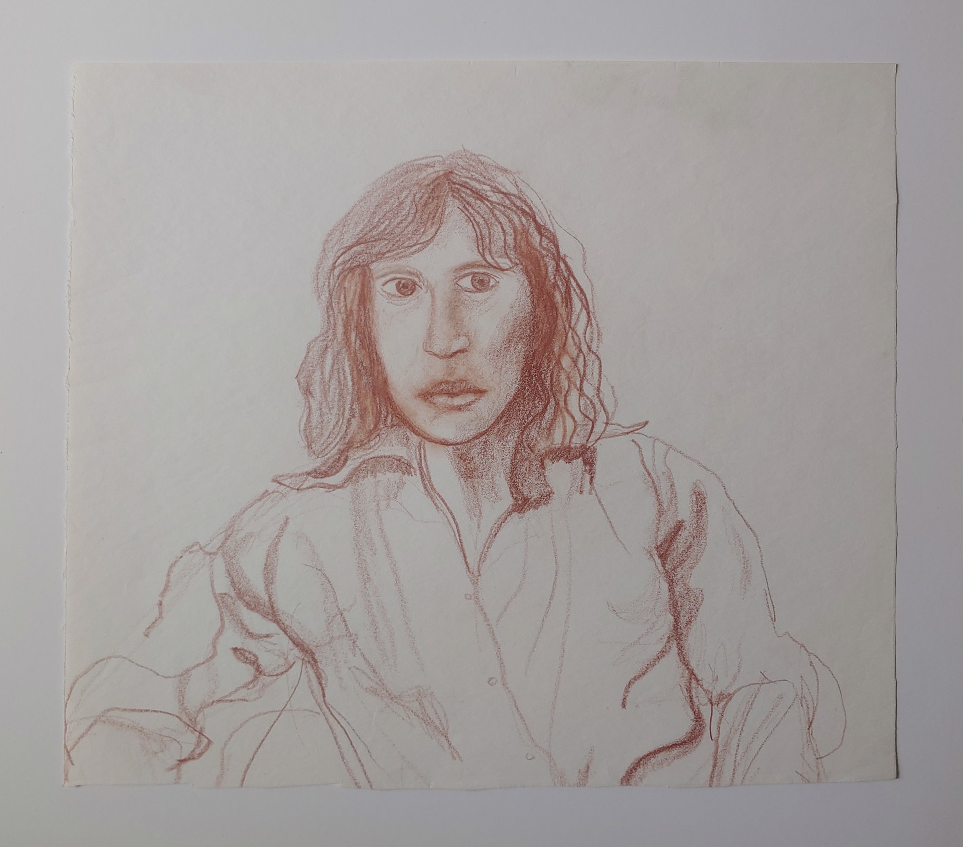Portrait Sketch - Drawing by David Amdur