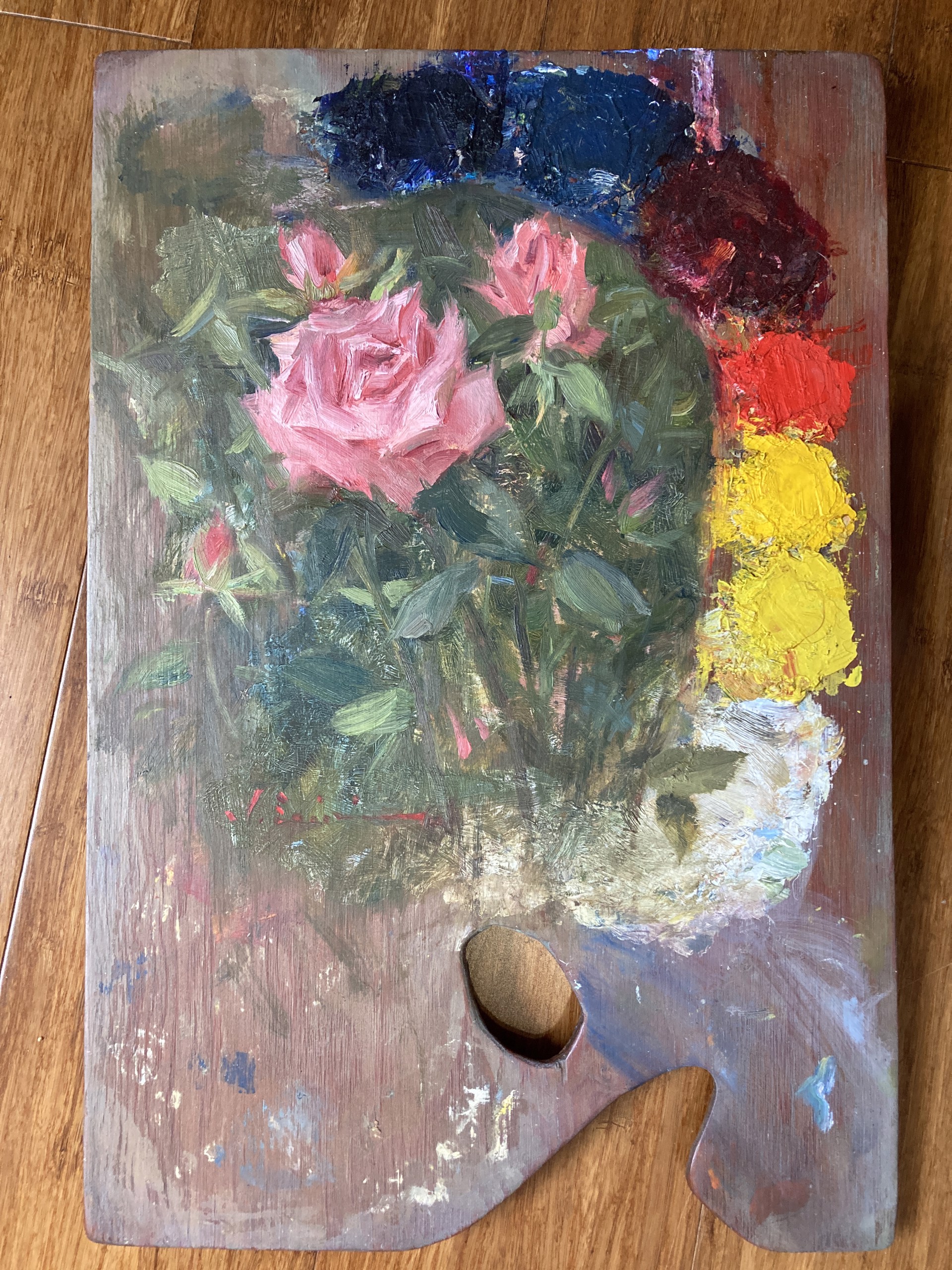 Painted Palette by Rob Pitzer's Private Collection