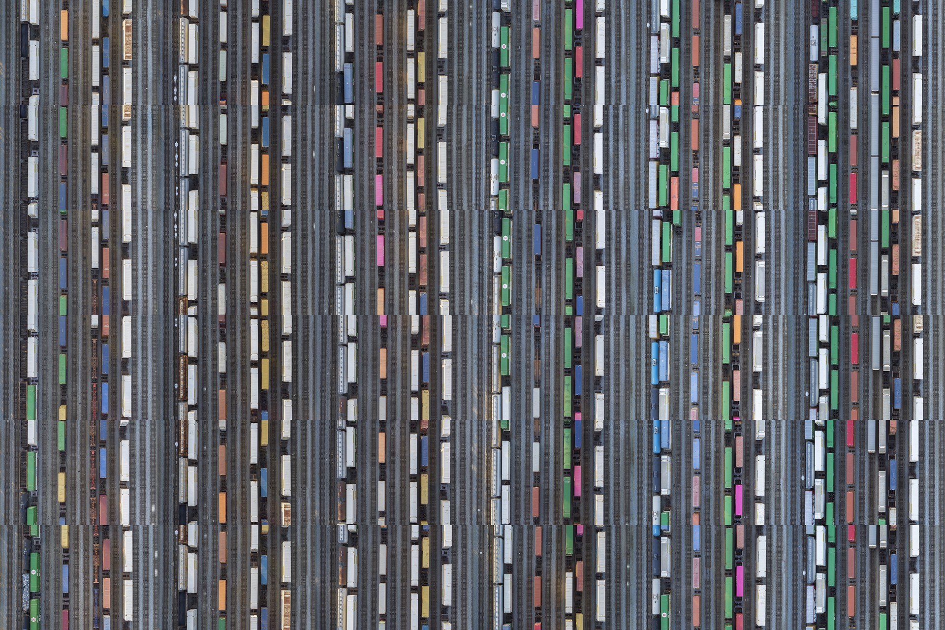 Railroad Cars, Atlanta, GA X 36 by Peter Essick