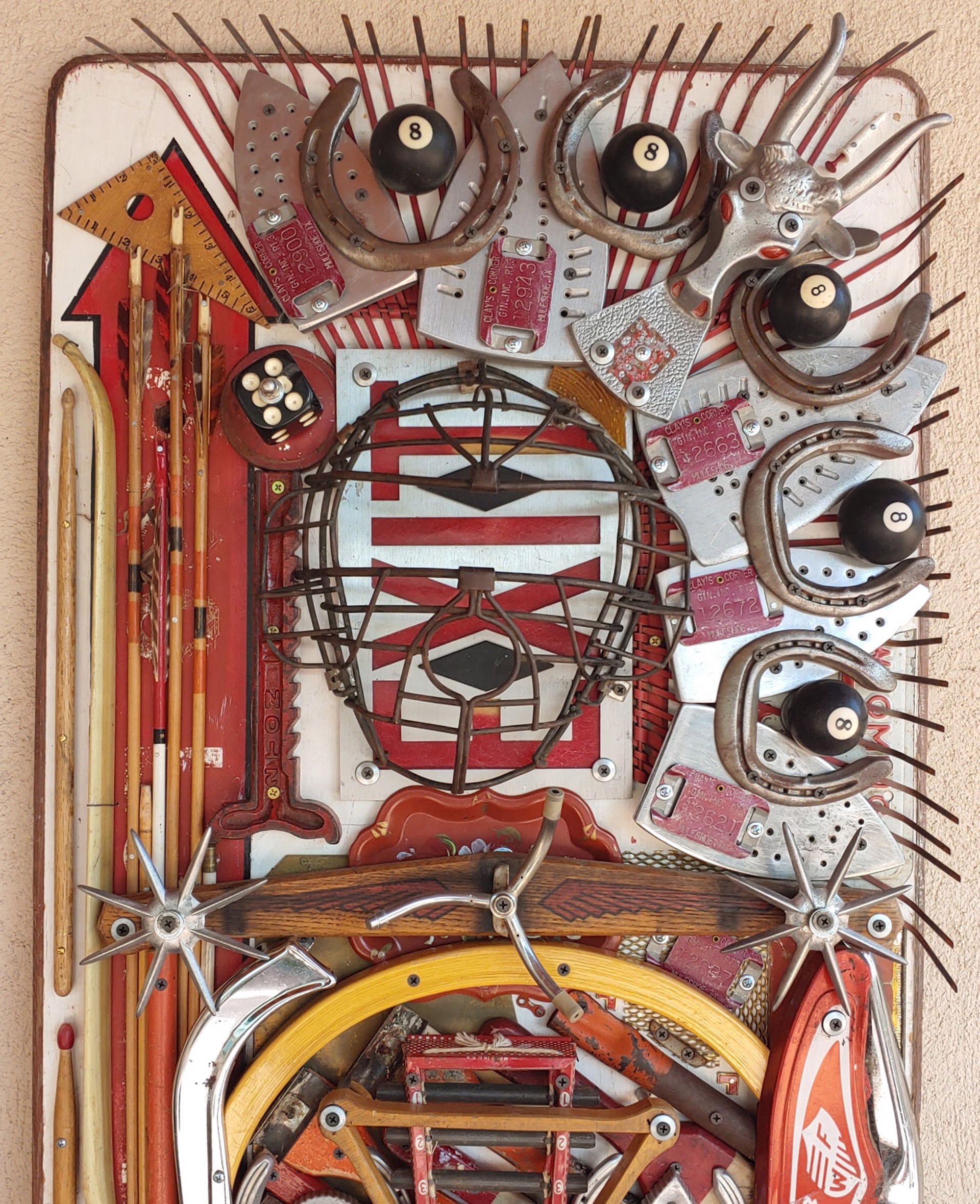 Indian Red - Mardi Gras Warrior by Jimmy Descant