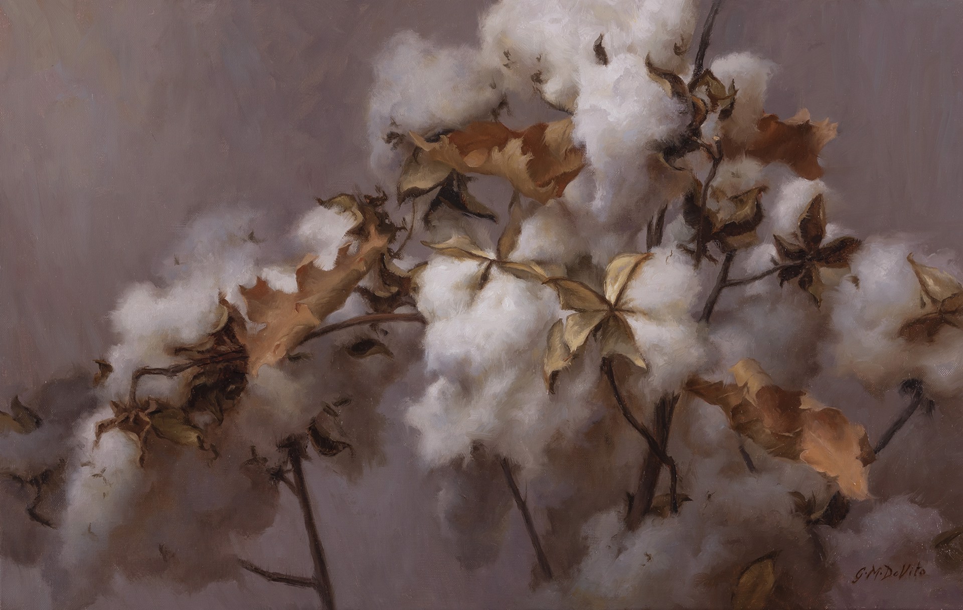 GRACE M DEVITO, "Cotton and Oak" by Oil Painters of America