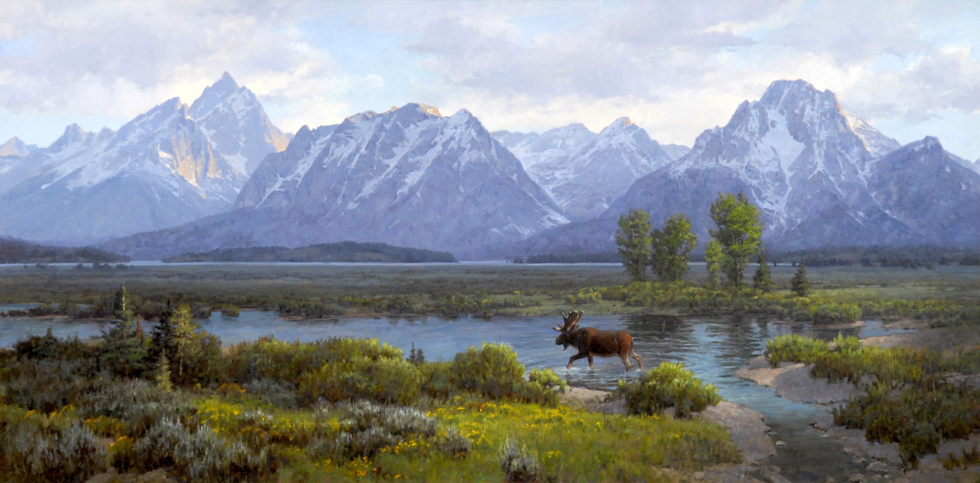 Moose Heaven by Jim Wilcox Giclees