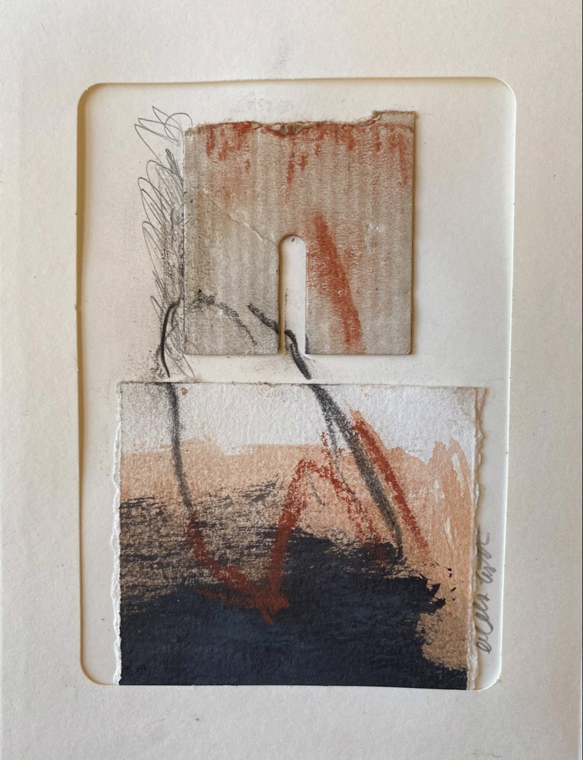 Untitled Framed Card by Eileen Blyth