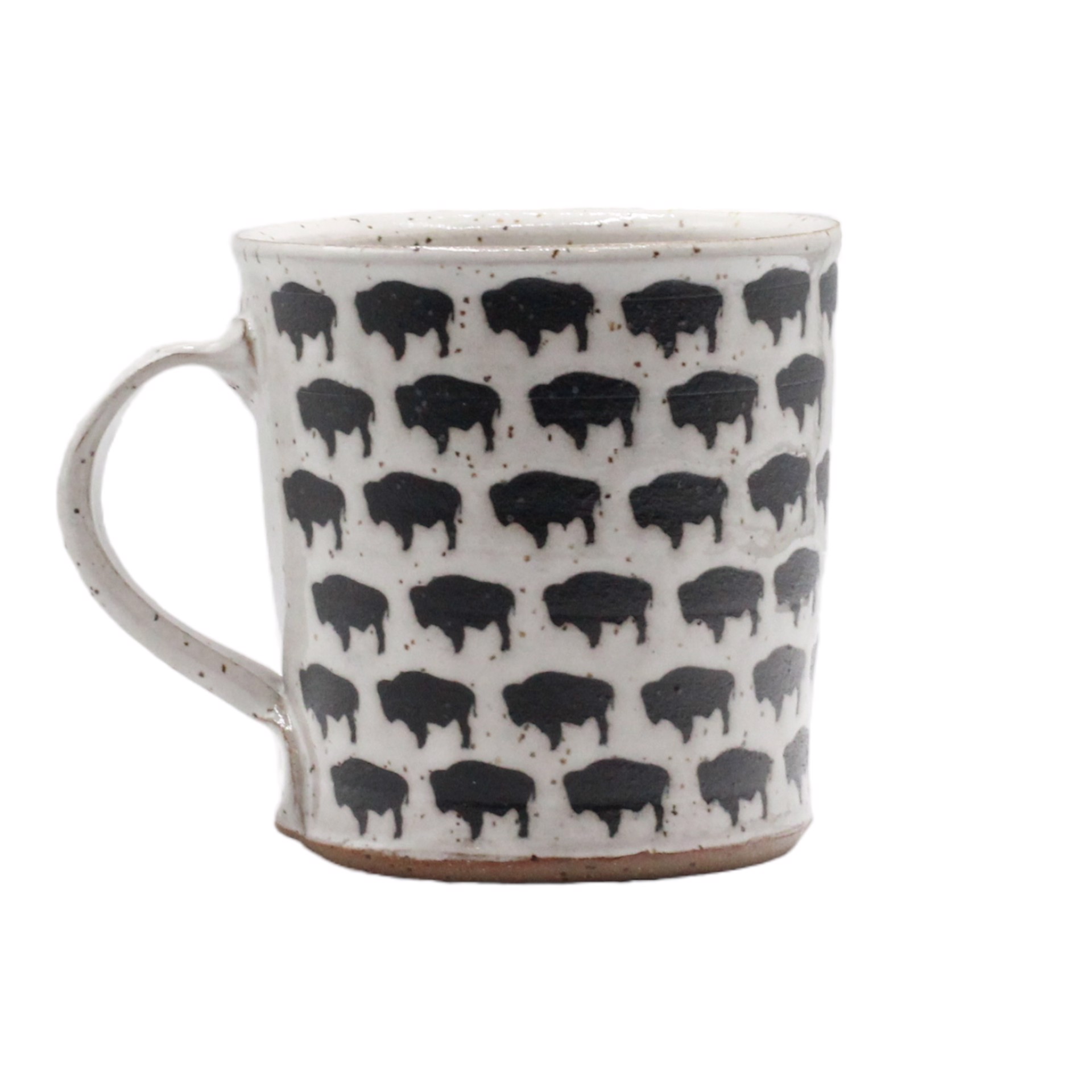 Bison Herd Mug by Stephen Mullins