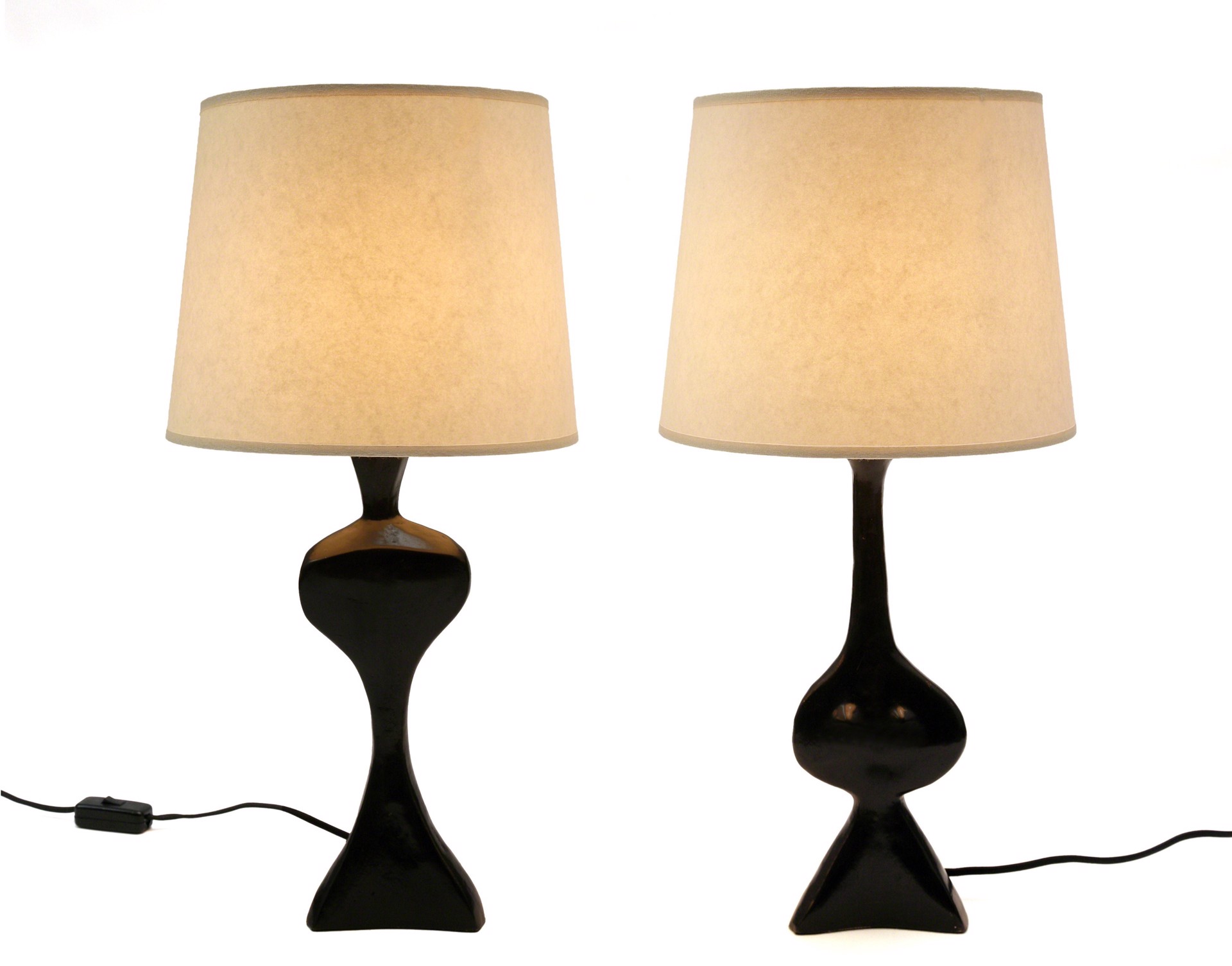 "Adam and Eve" Lamps by Jacques Jarrige