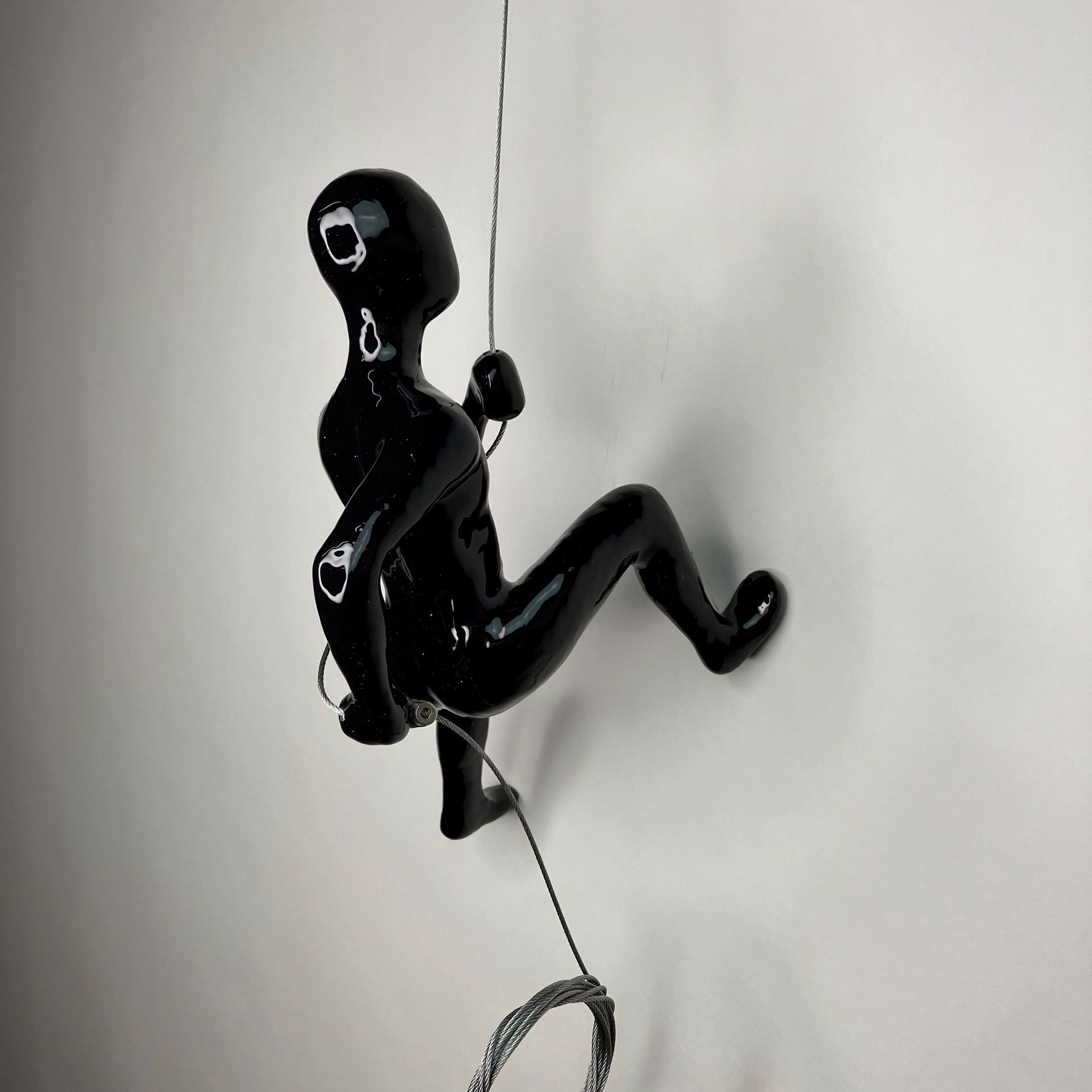 Male Climber 10-G ~ Position 10 in color Black by Ancizar Marin
