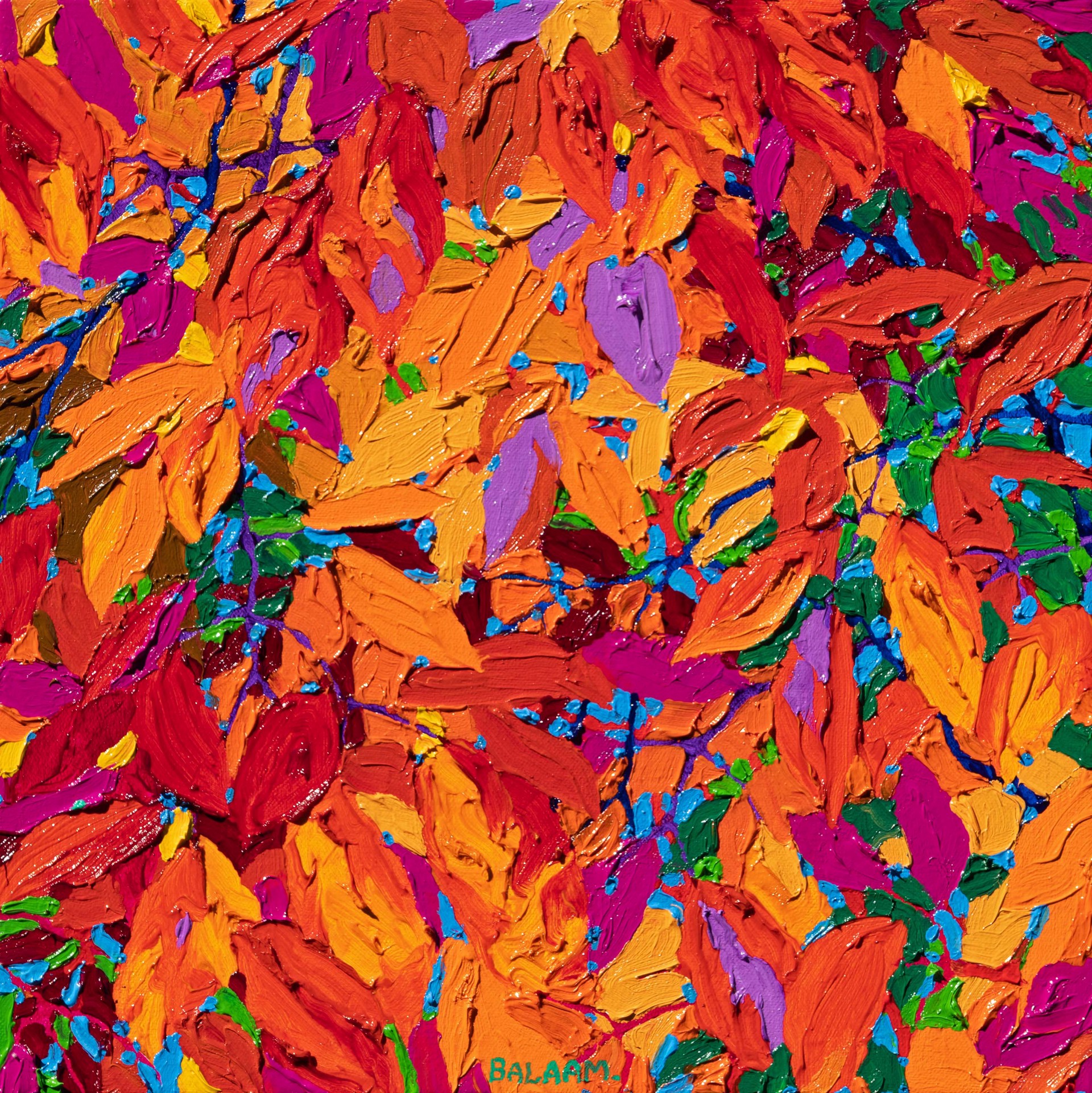 Glimpse - Every Leaf, Every Twig, Every Branch Series - Autumn Leaves by Frank Balaam