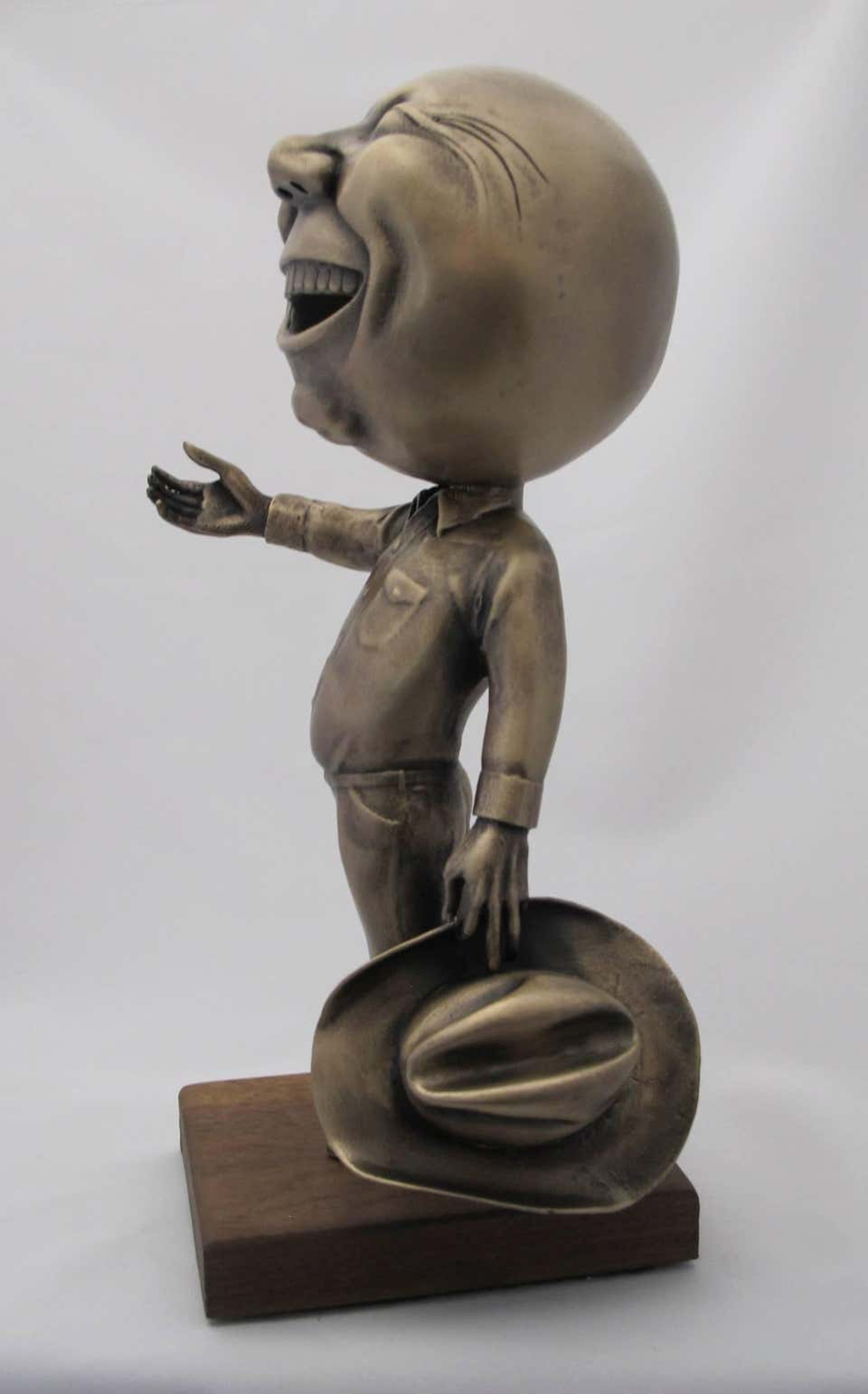 Howdy (small) bronze by Rodger Jacobsen